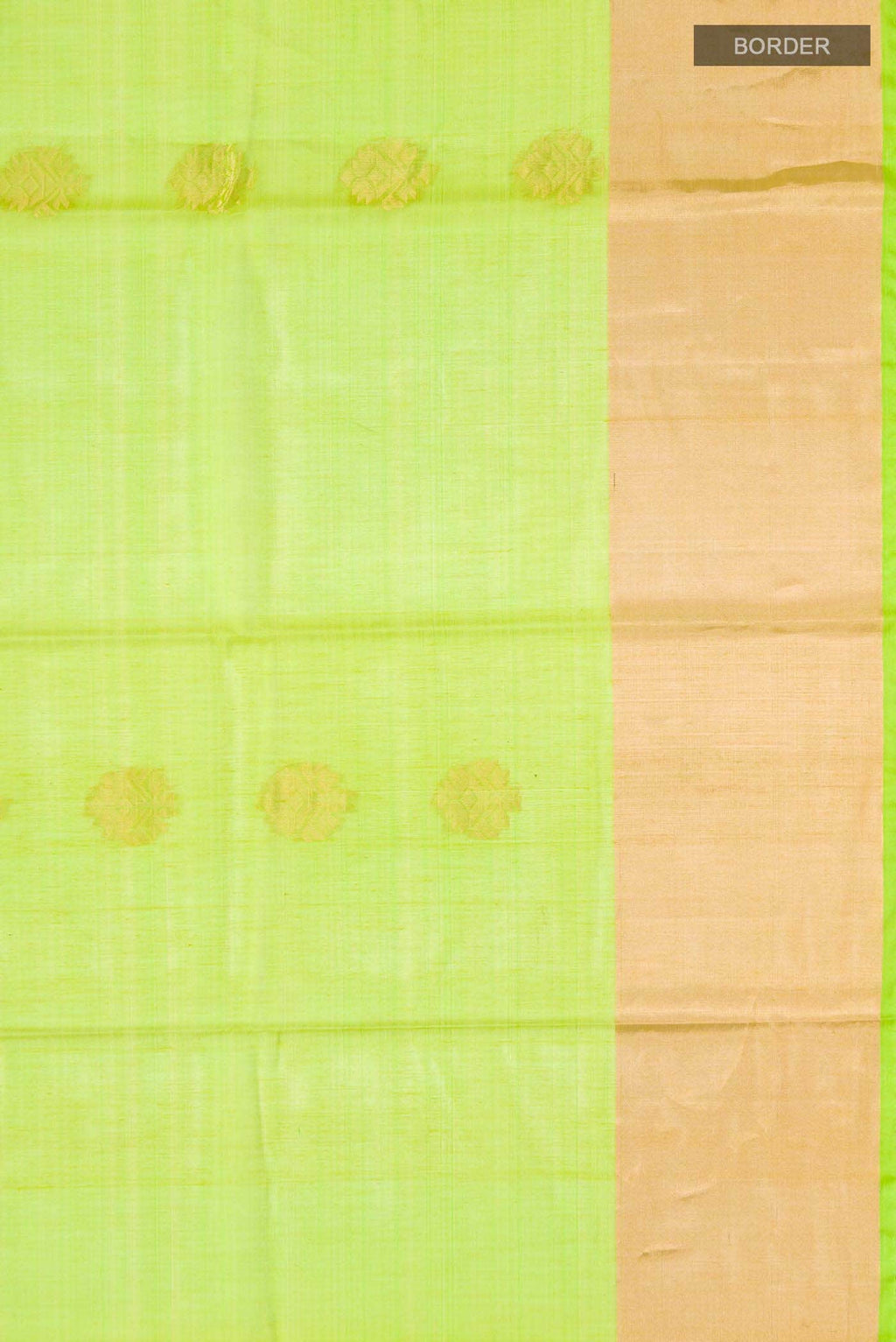 Parrot Green Silk Cotton Saree