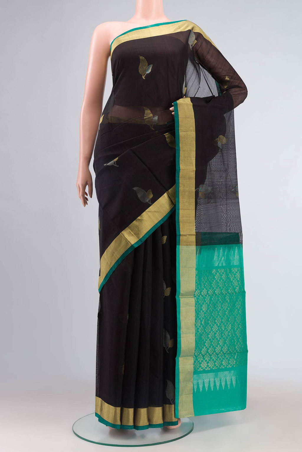 Black Silk Cotton Saree