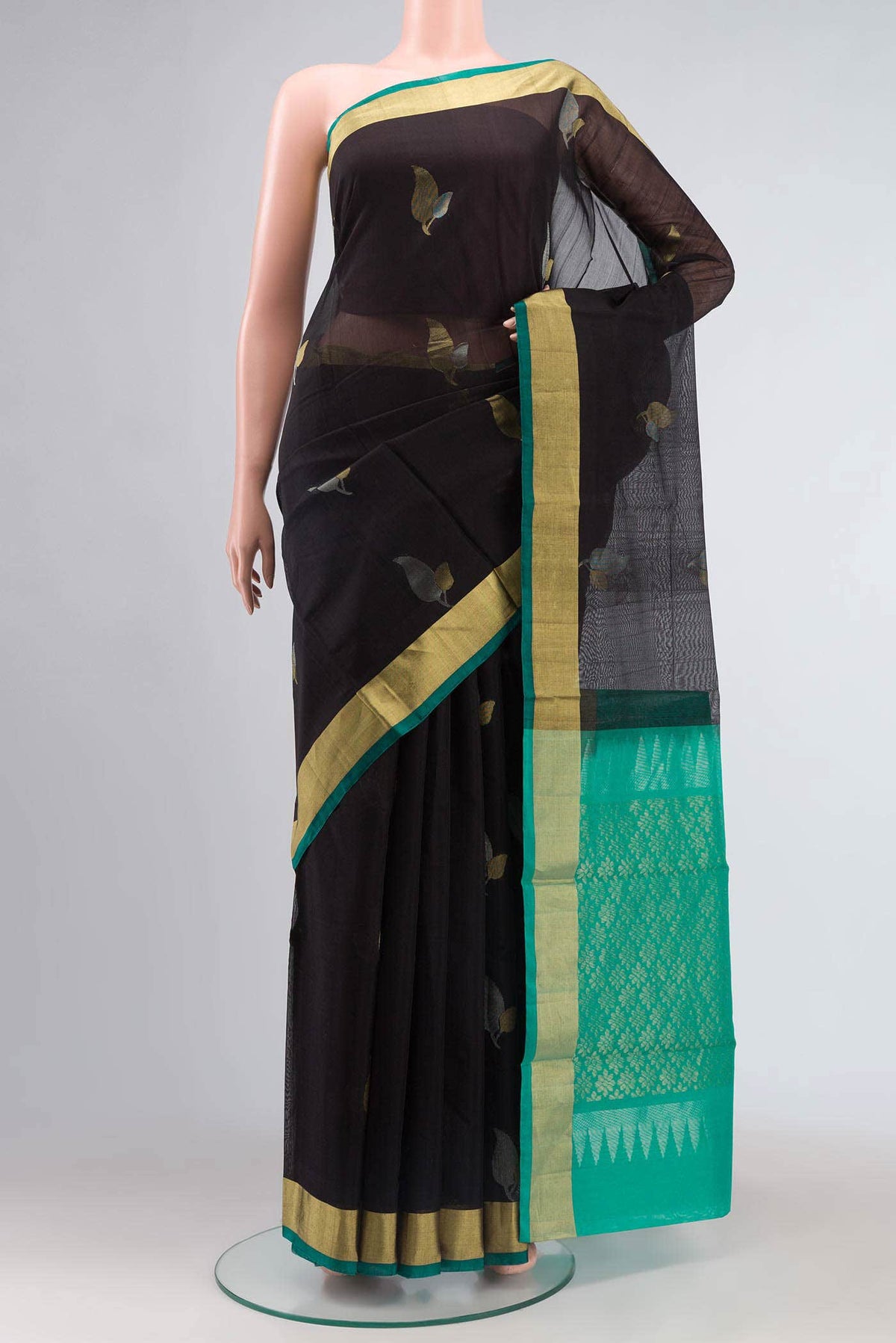 Black Silk Cotton Saree