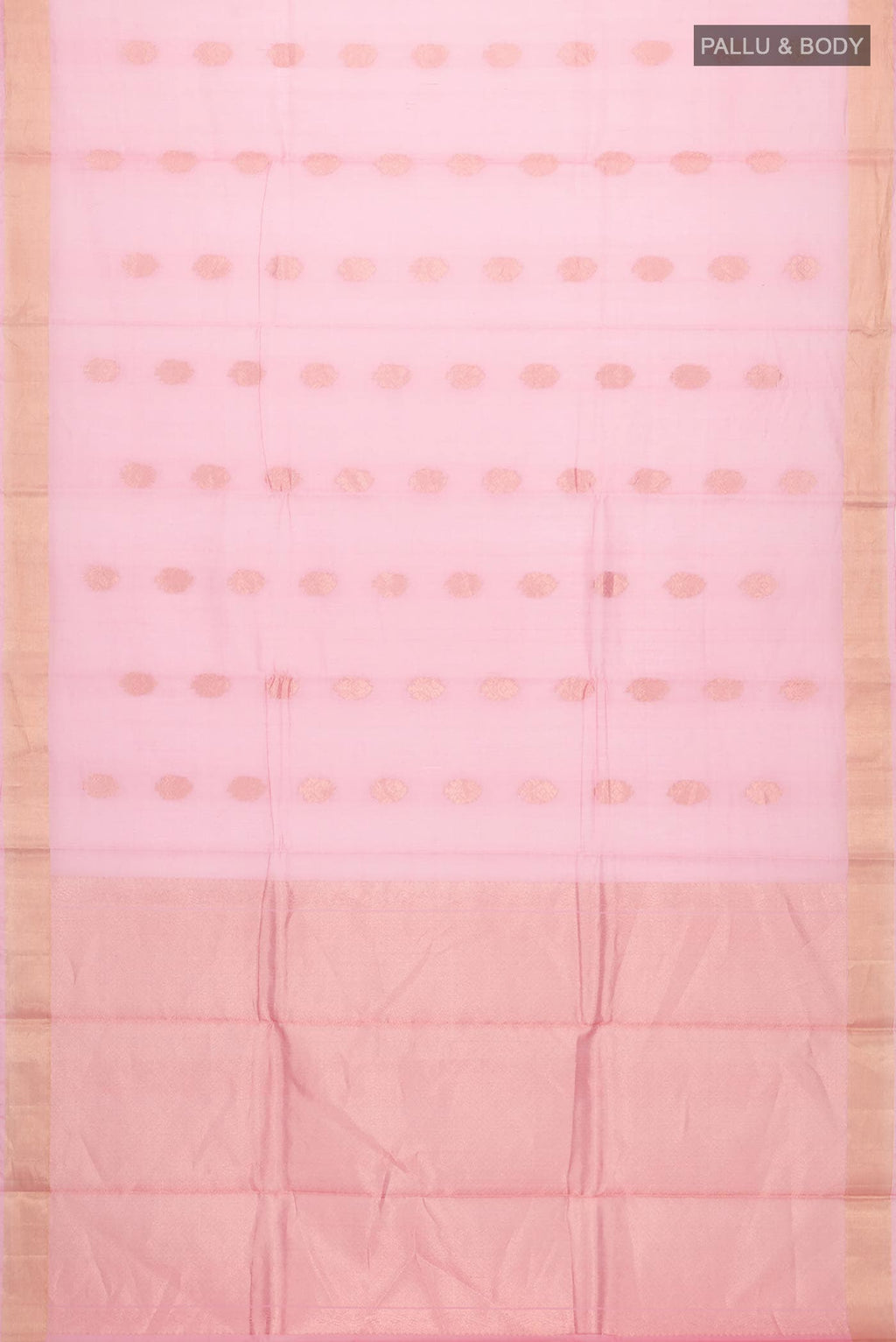 Rose pink Silk Cotton Saree