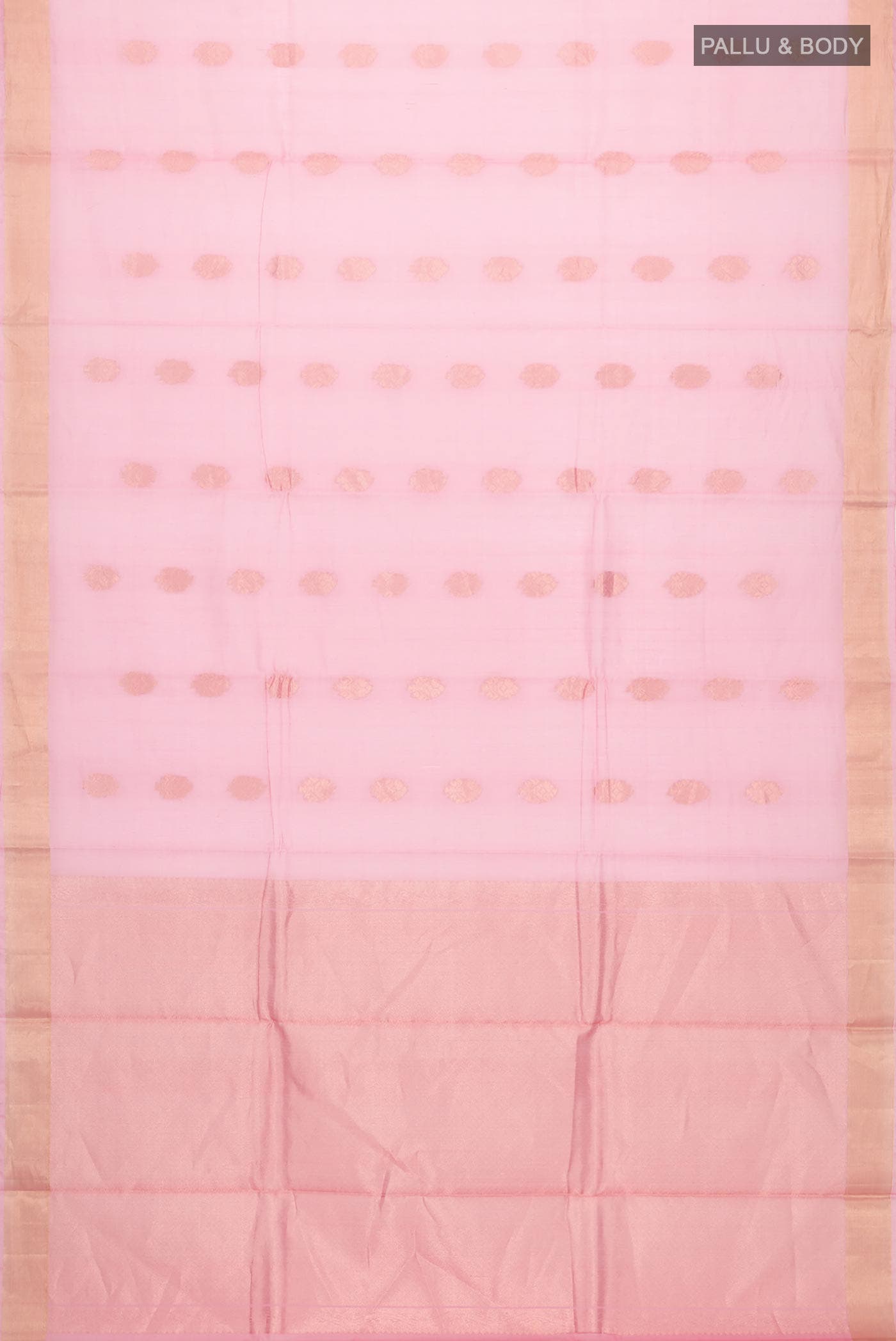 Rose pink Silk Cotton Saree