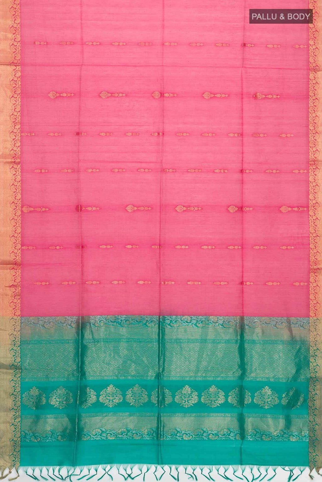 Pink Silk Cotton Saree