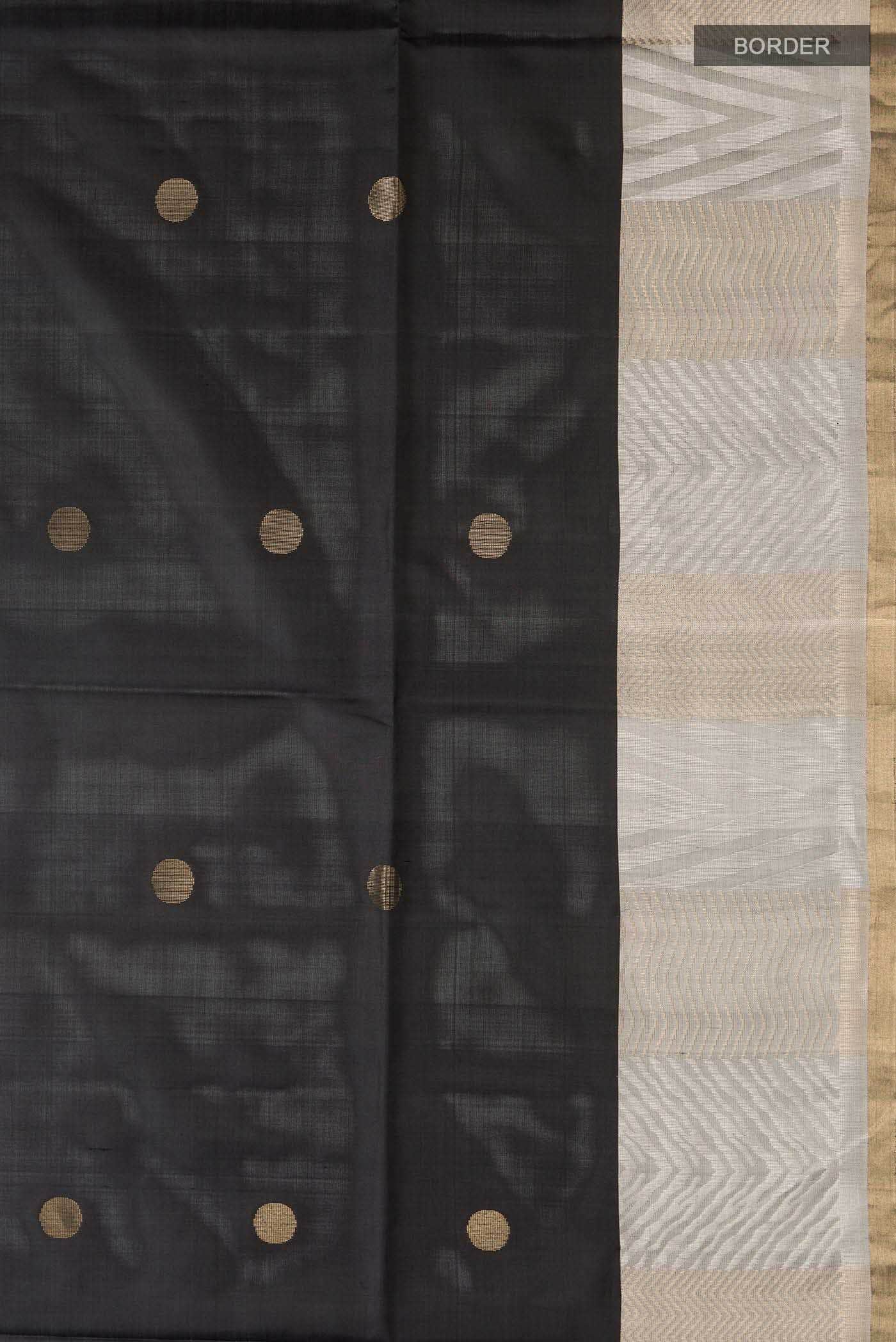 Black Soft Silk Saree