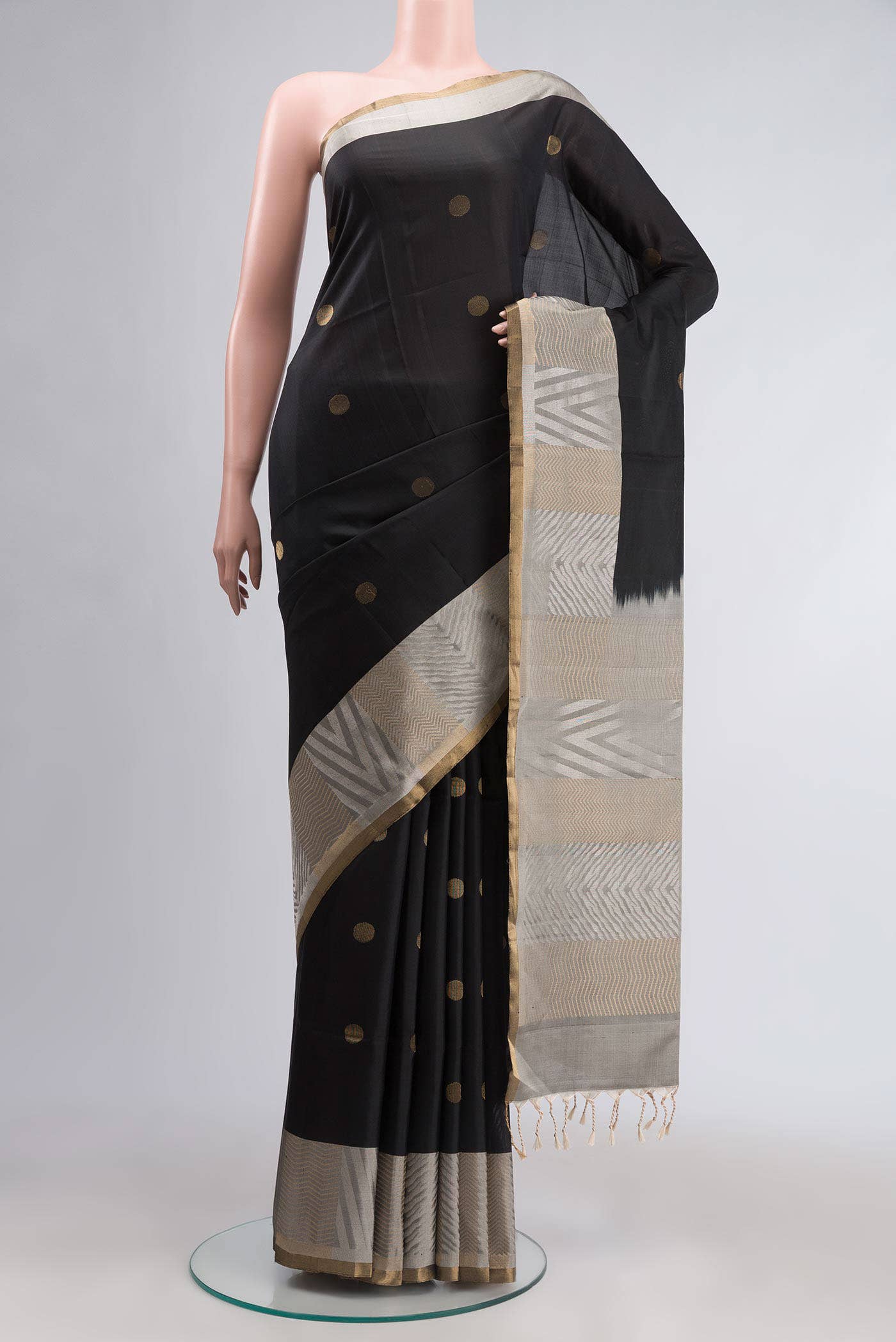 Black Soft Silk Saree