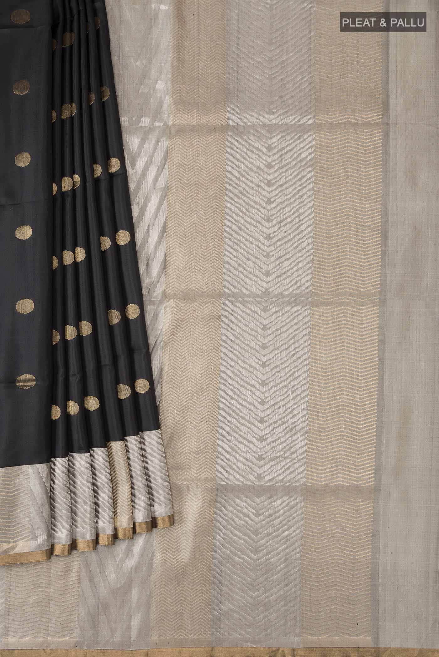 Black Soft Silk Saree