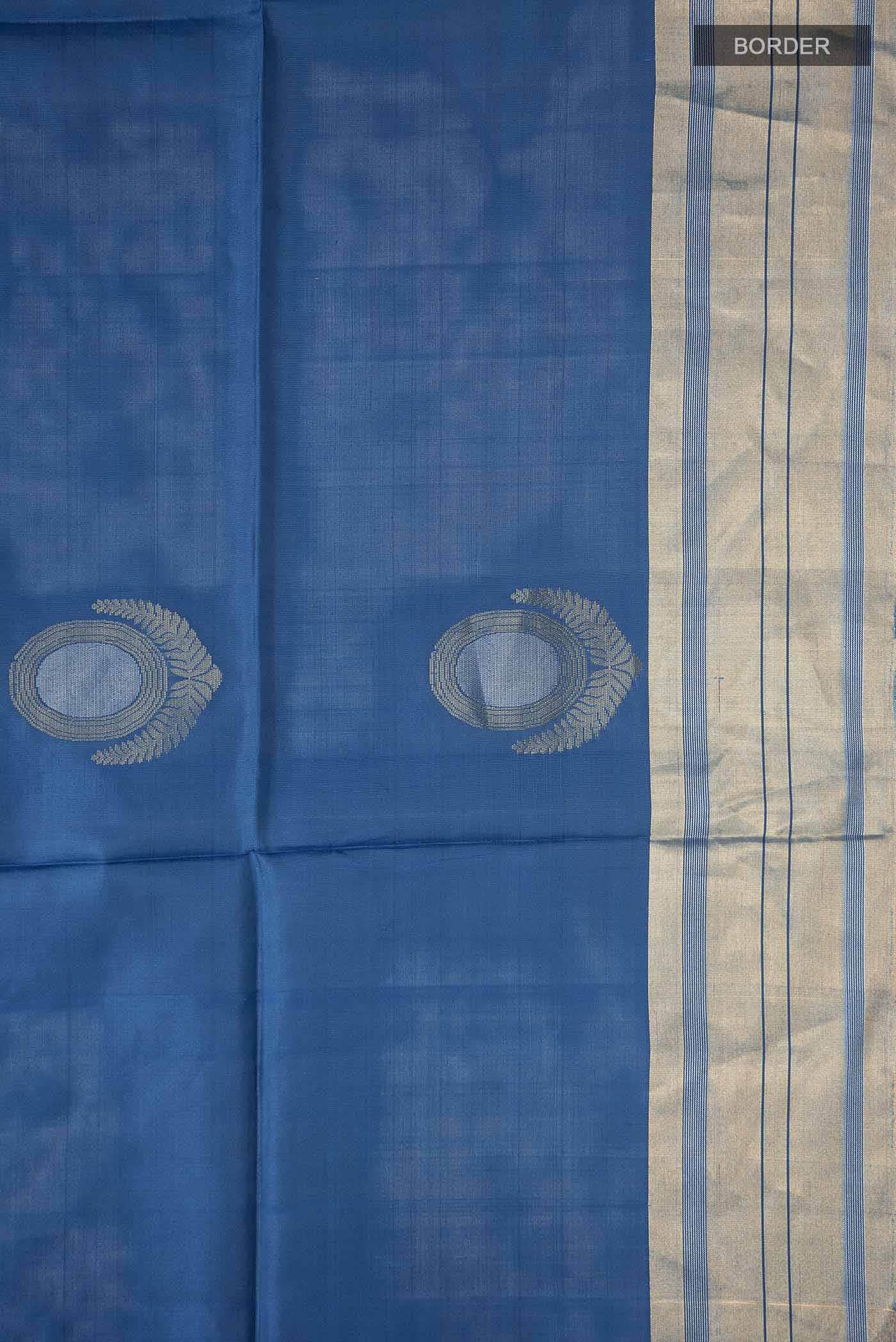 Blue Soft Silk Saree