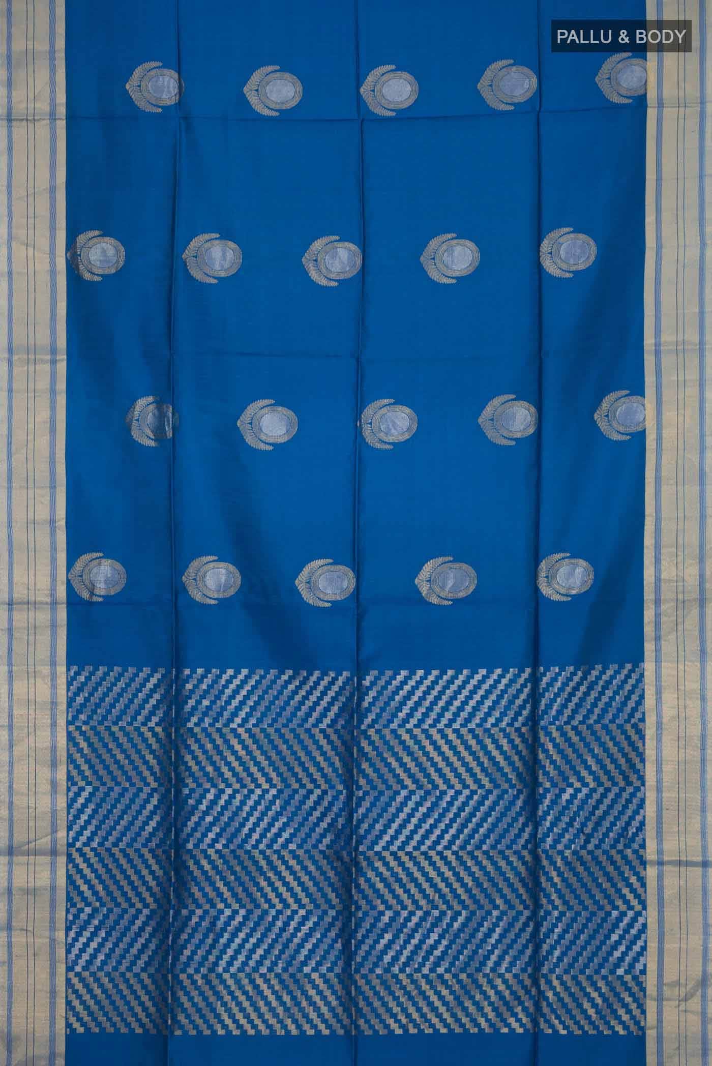 Blue Soft Silk Saree