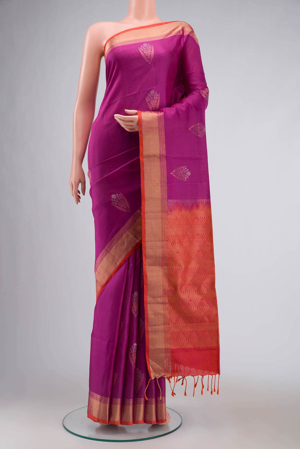 Purple Soft Silk Saree