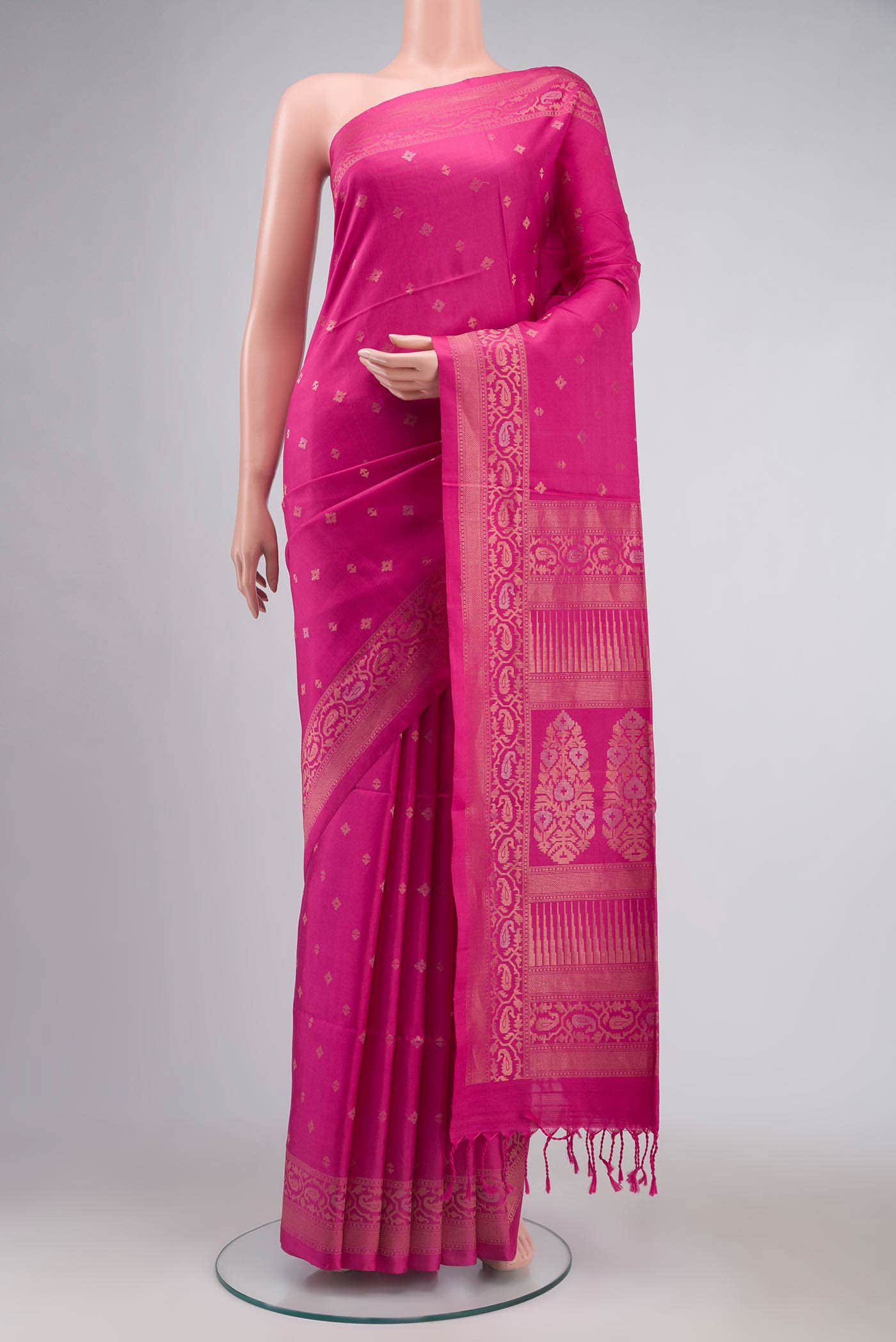 Pink Soft Silk Saree