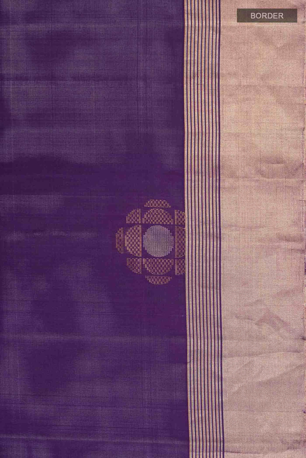 Violet Dual Tone Soft Silk Saree