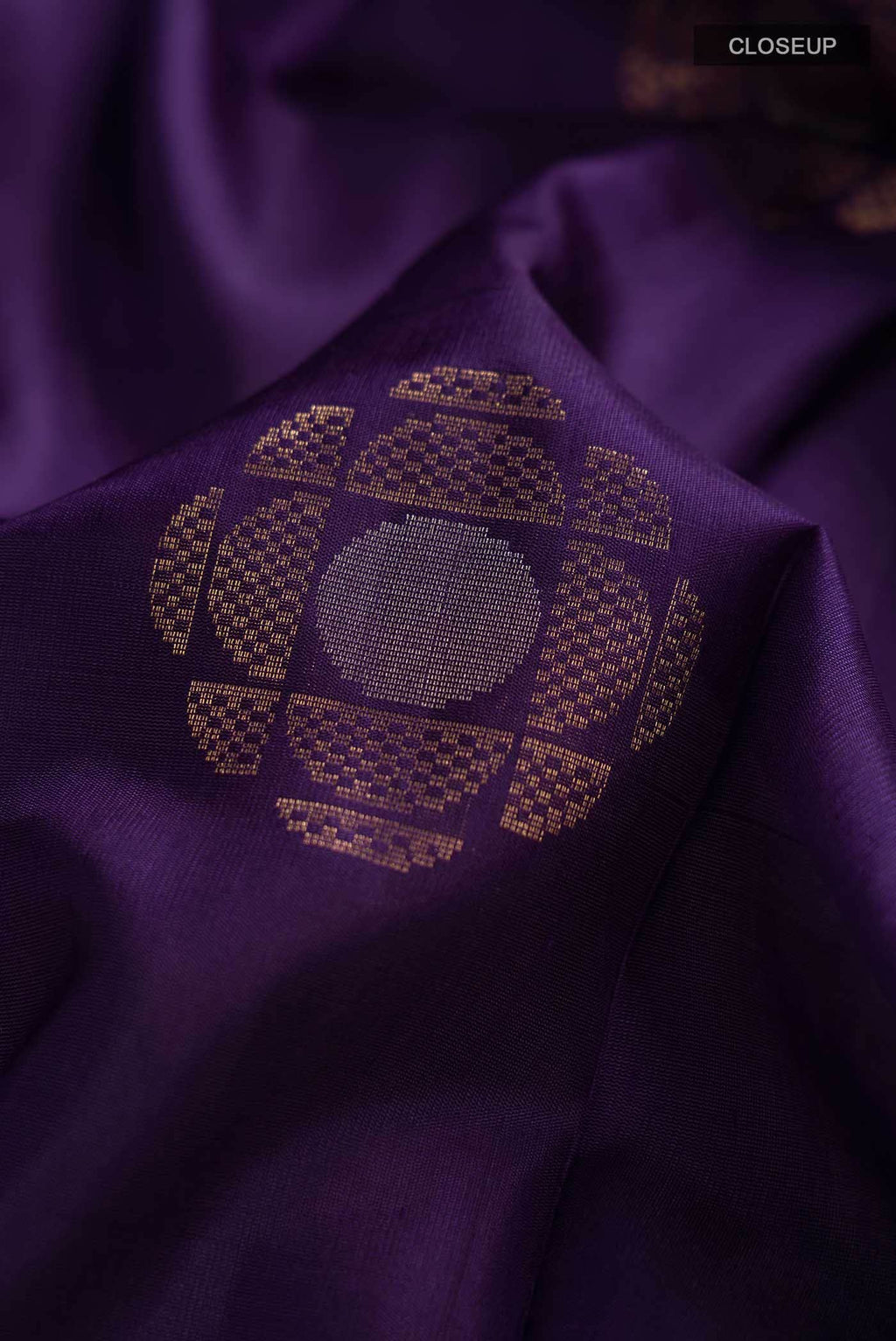 Violet Dual Tone Soft Silk Saree