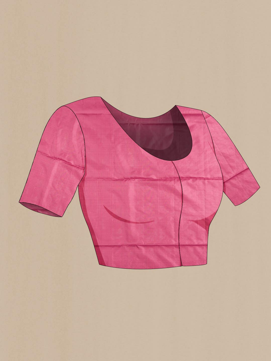 Pink Soft Silk Saree