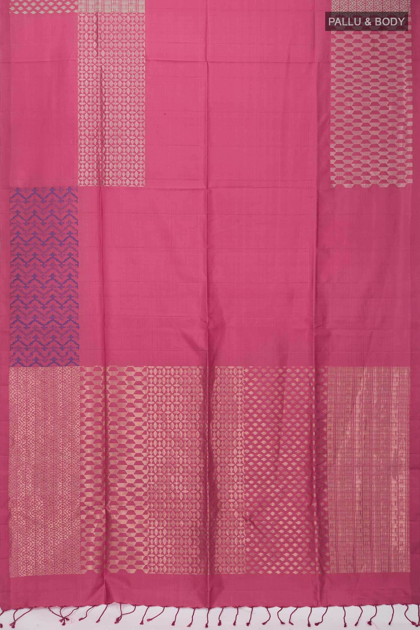 Pink Soft Silk Saree