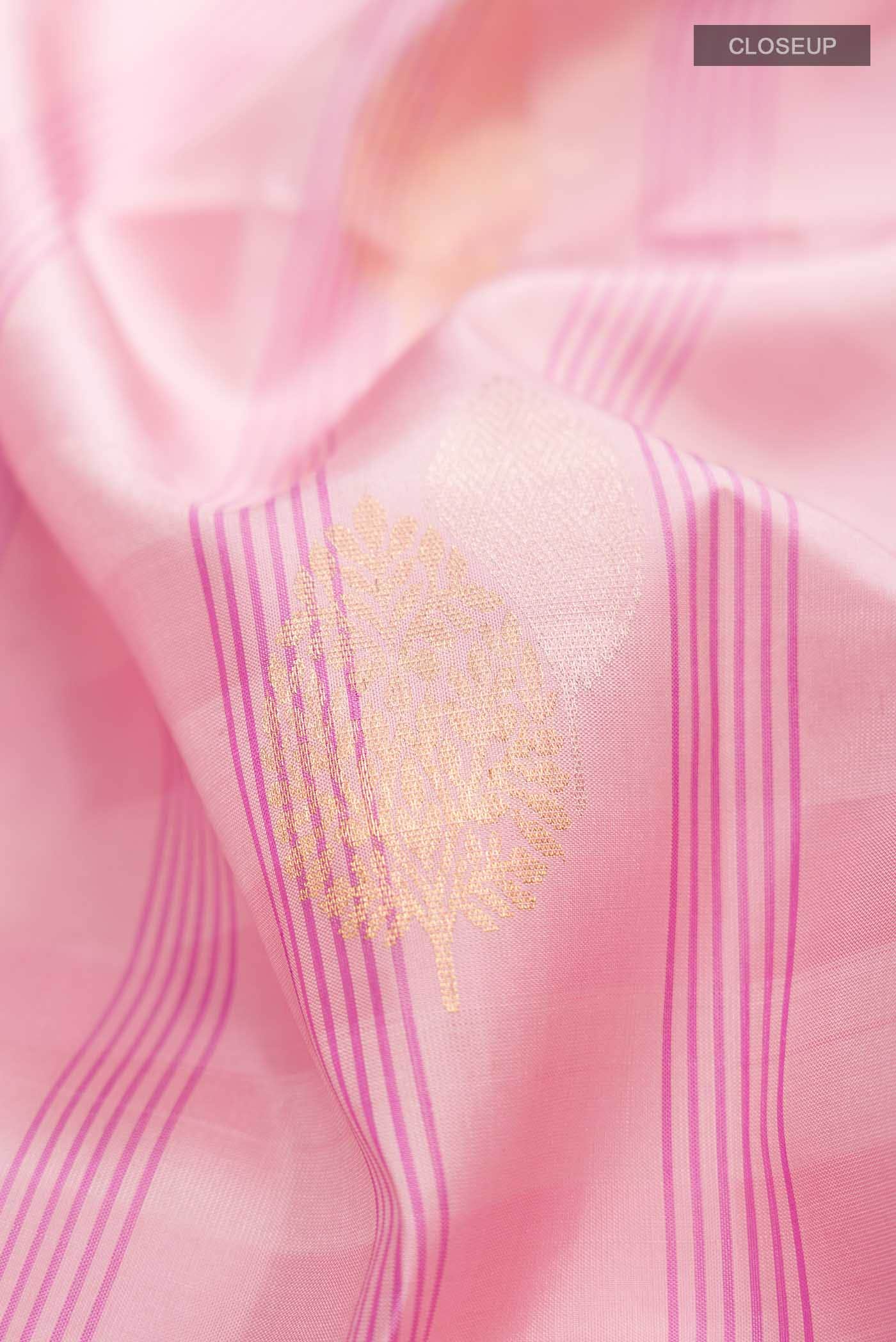 Pink Soft Silk Saree