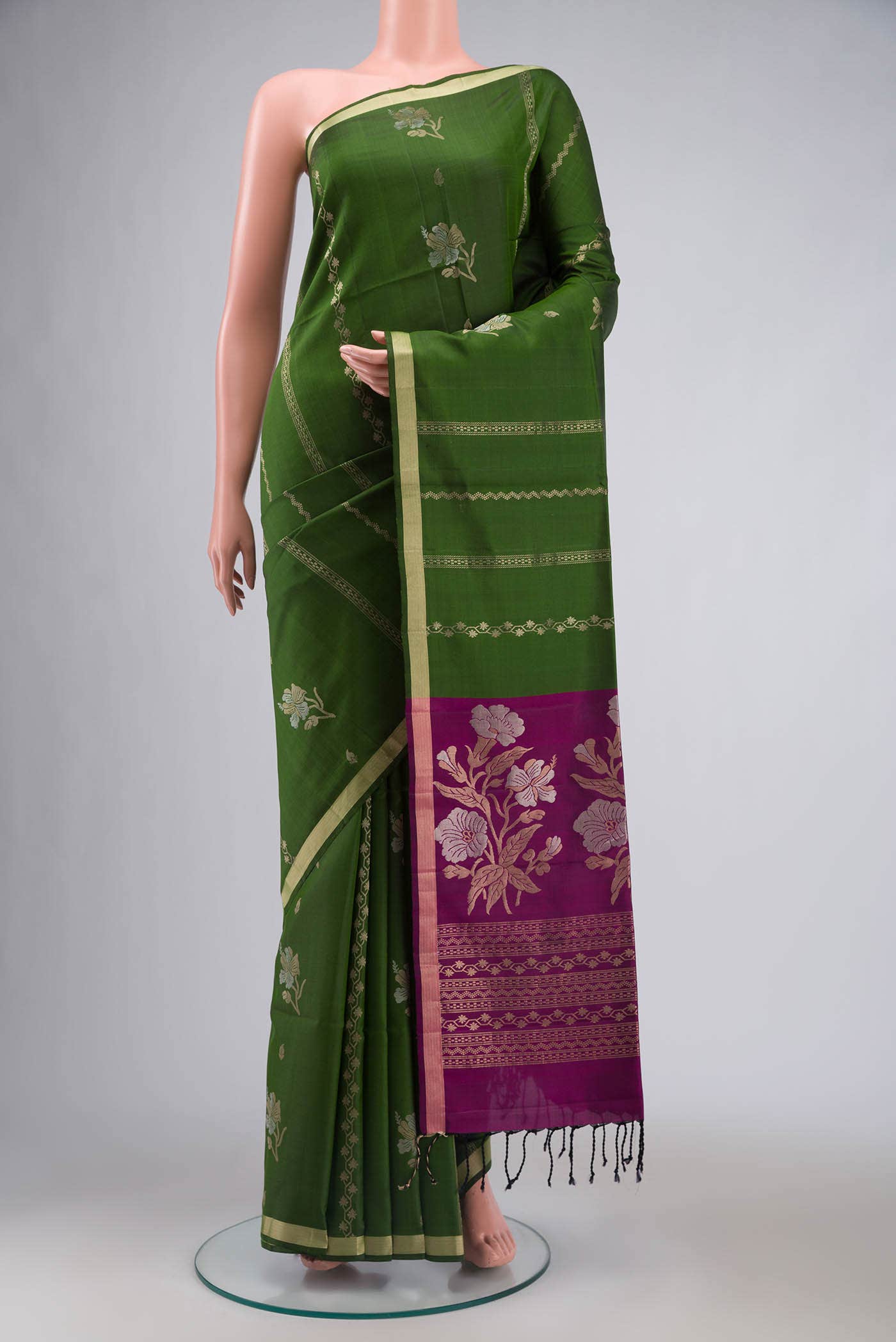 Green Soft Silk Saree
