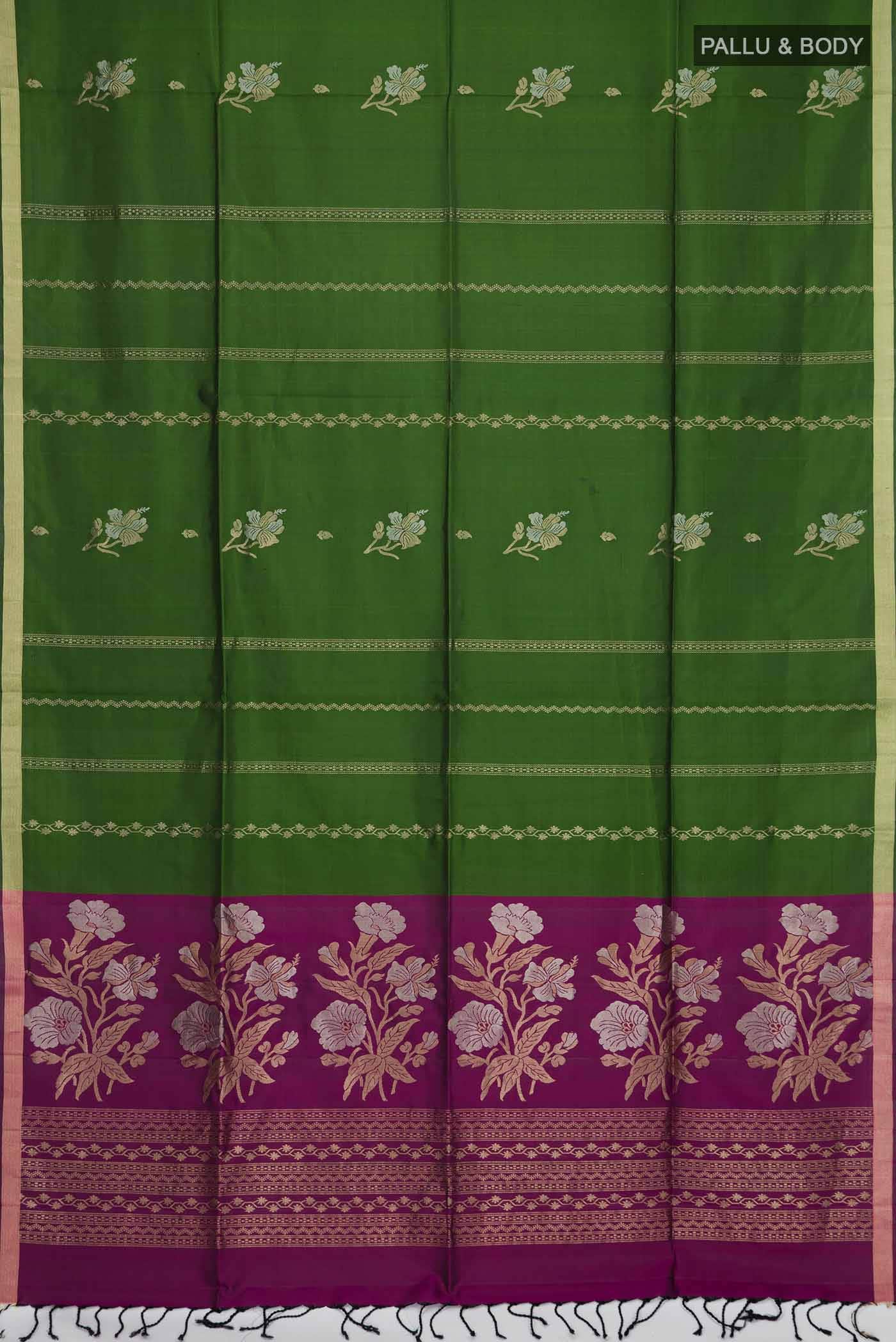 Green Soft Silk Saree