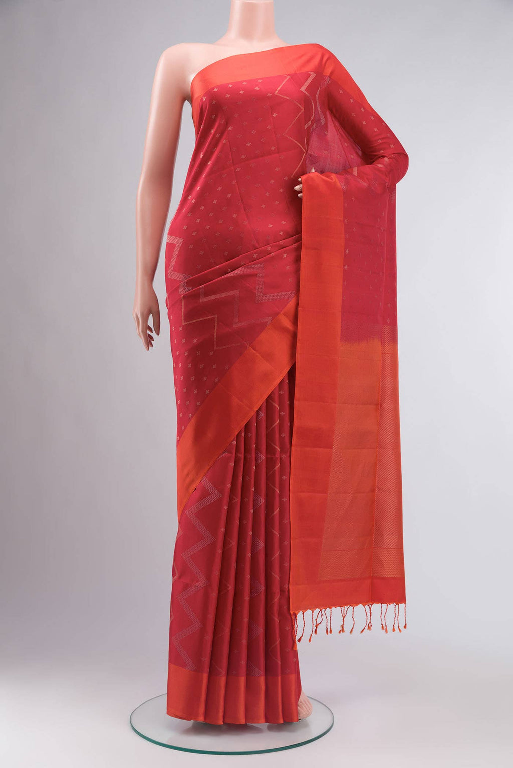 Red Soft Silk Saree