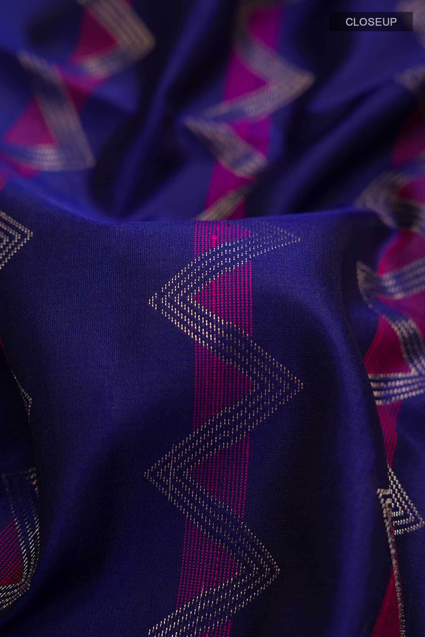 Navy Blue Soft Silk Saree