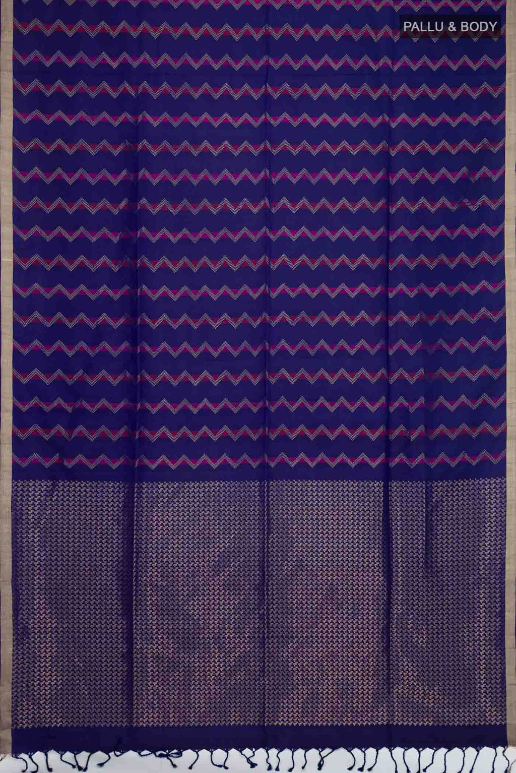 Navy Blue Soft Silk Saree