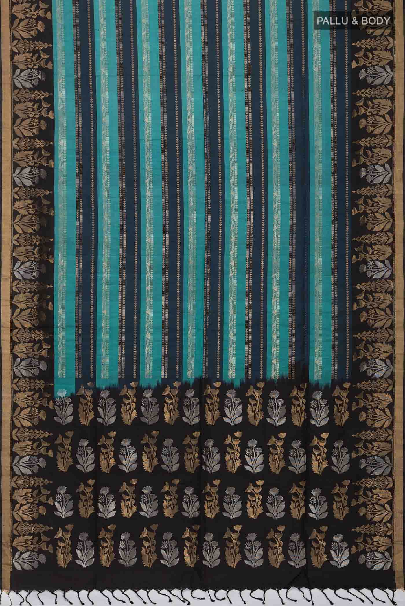 Blue Soft Silk Saree