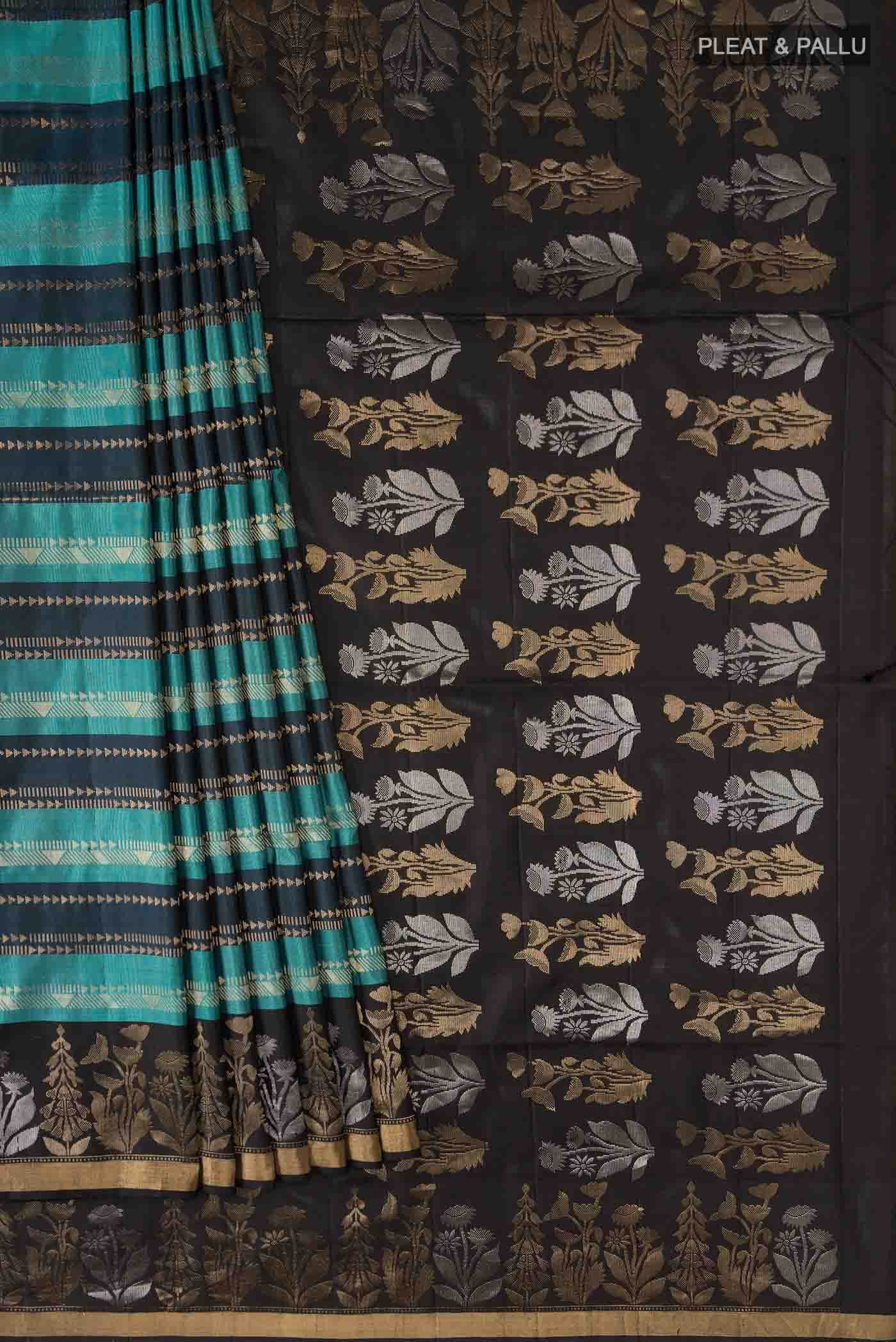 Blue Soft Silk Saree