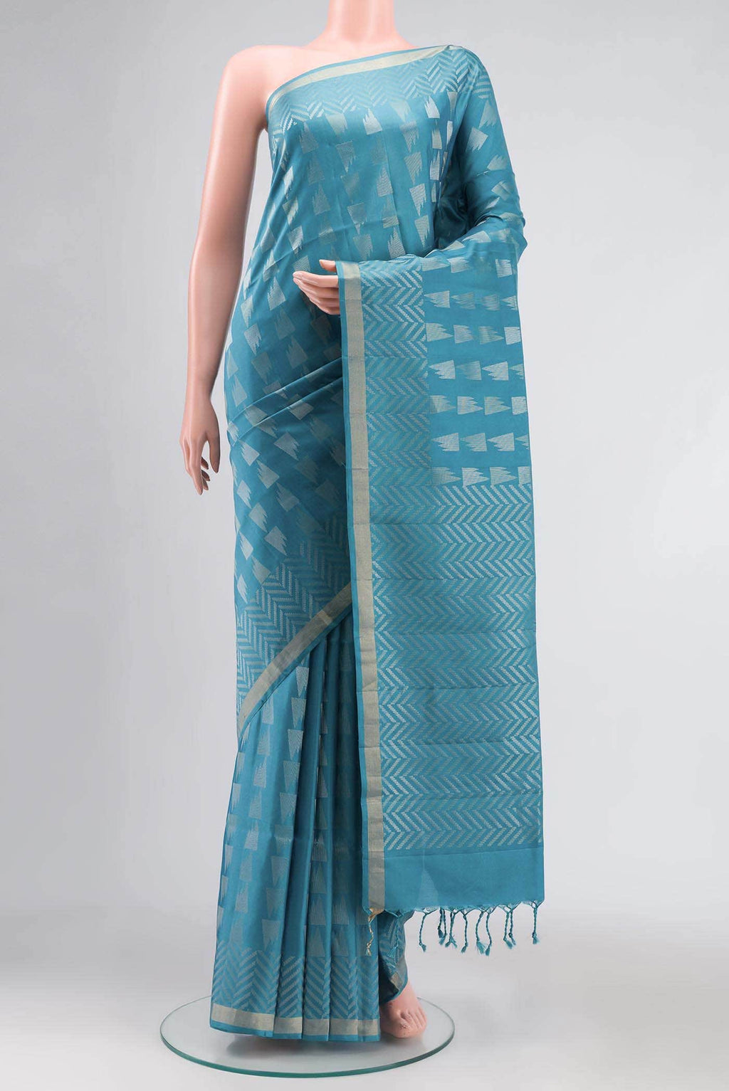 Blue Soft Silk Saree