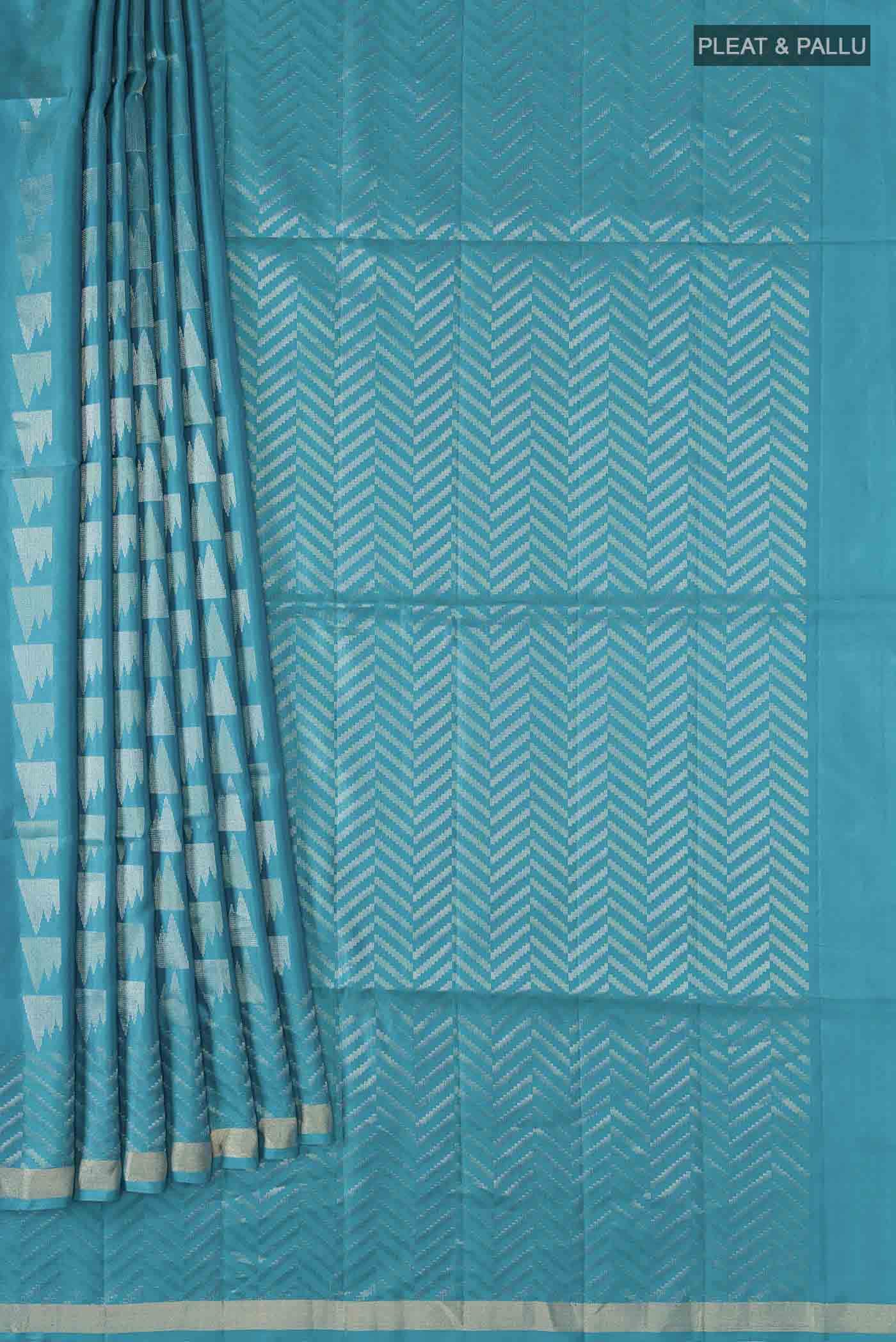 Blue Soft Silk Saree