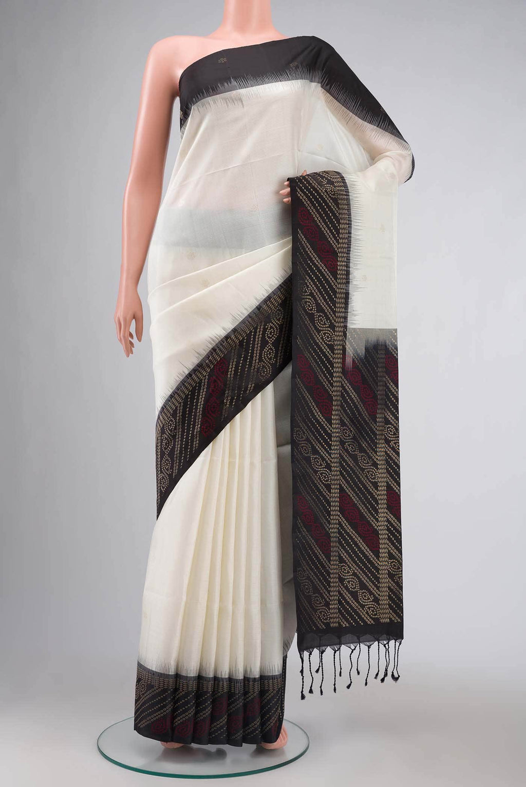 White Soft Silk Saree