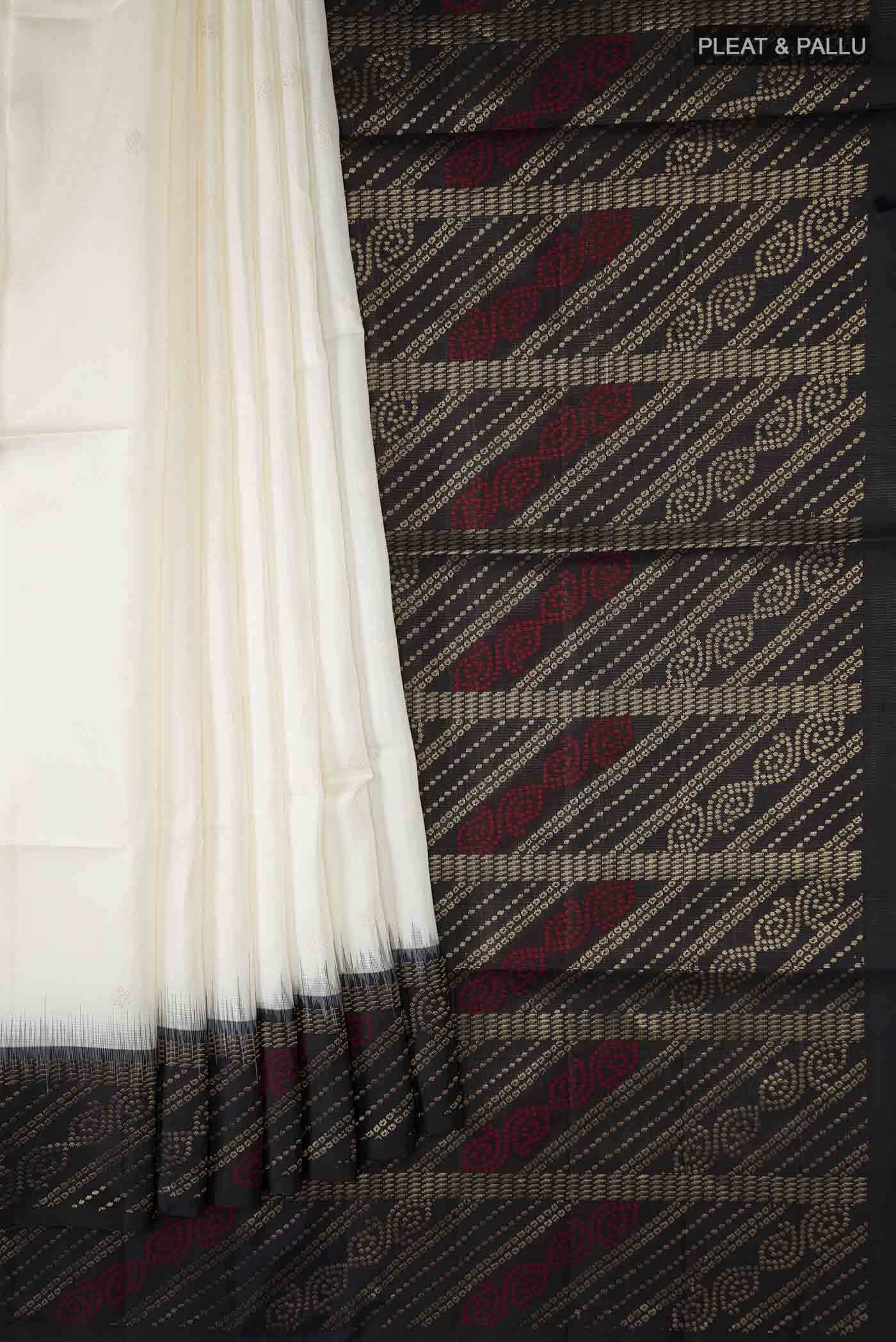 White Soft Silk Saree