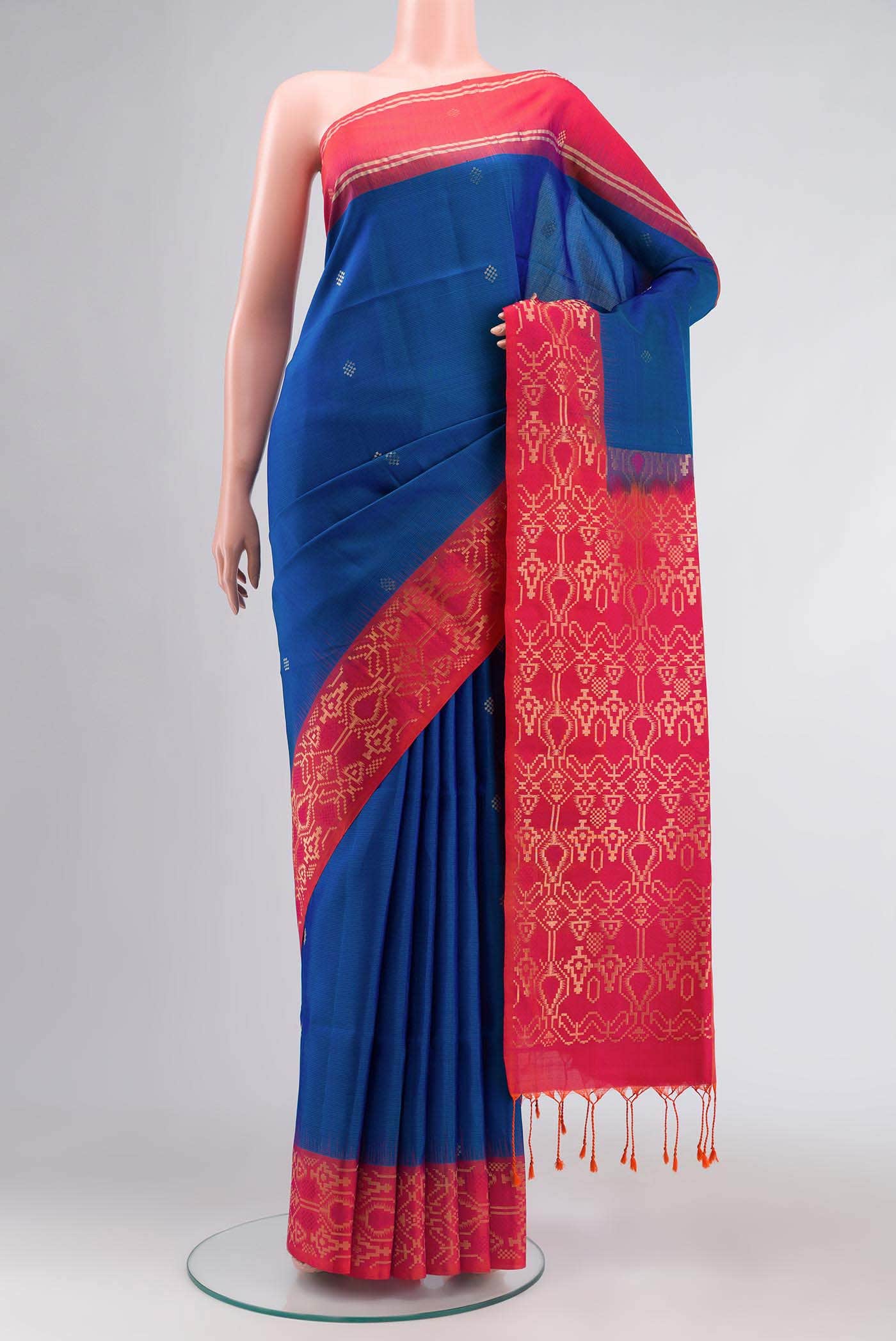 Blue Soft Silk Saree