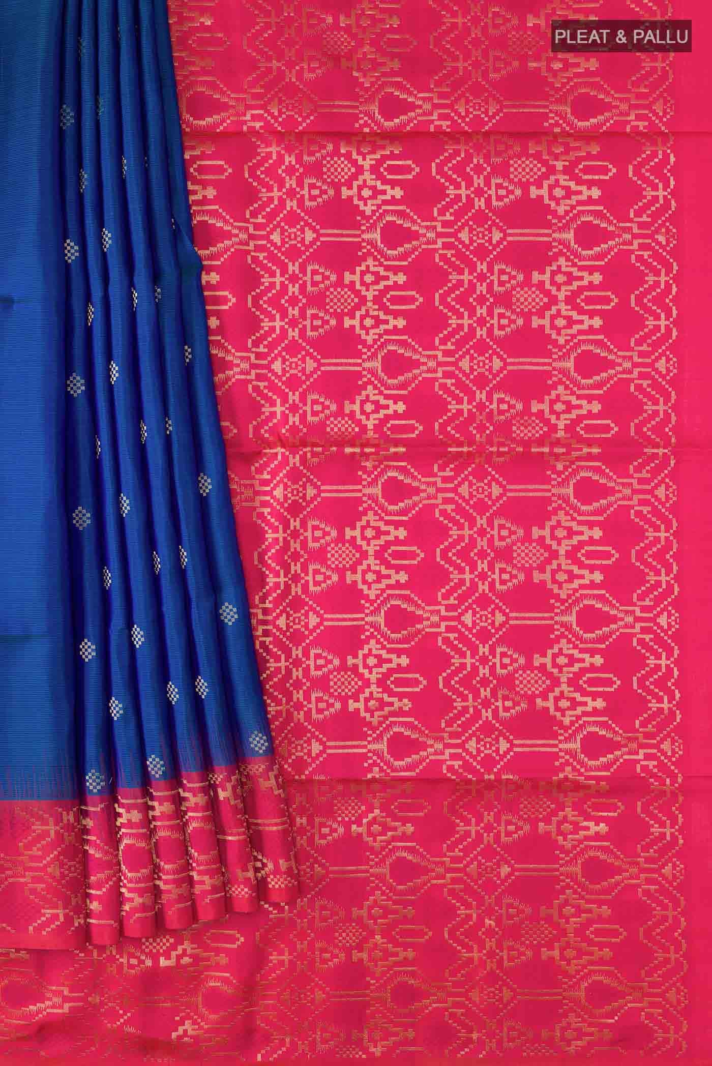 Blue Soft Silk Saree