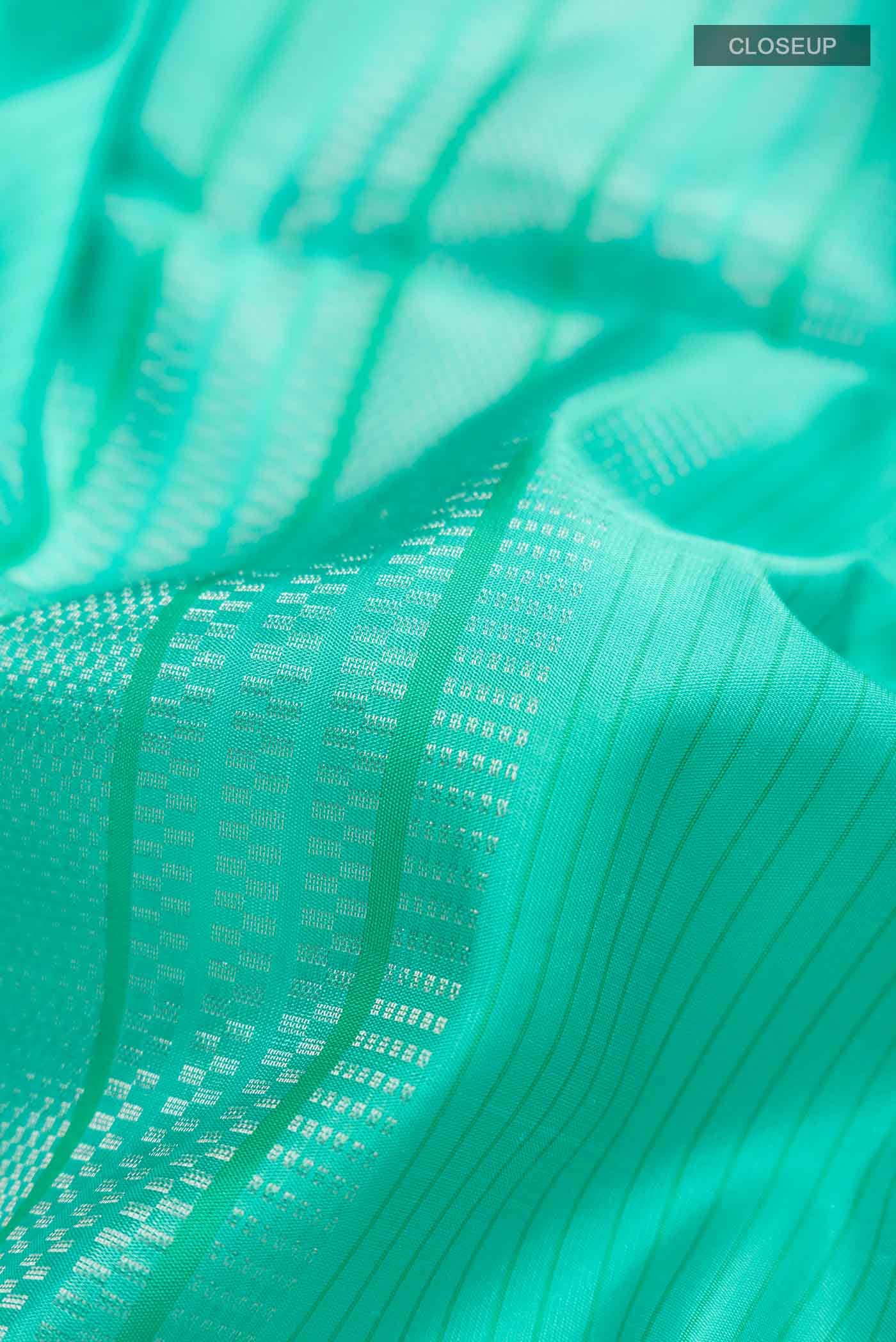 Sea Green Soft Silk Saree