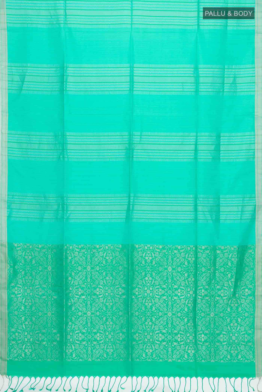 Sea Green Soft Silk Saree