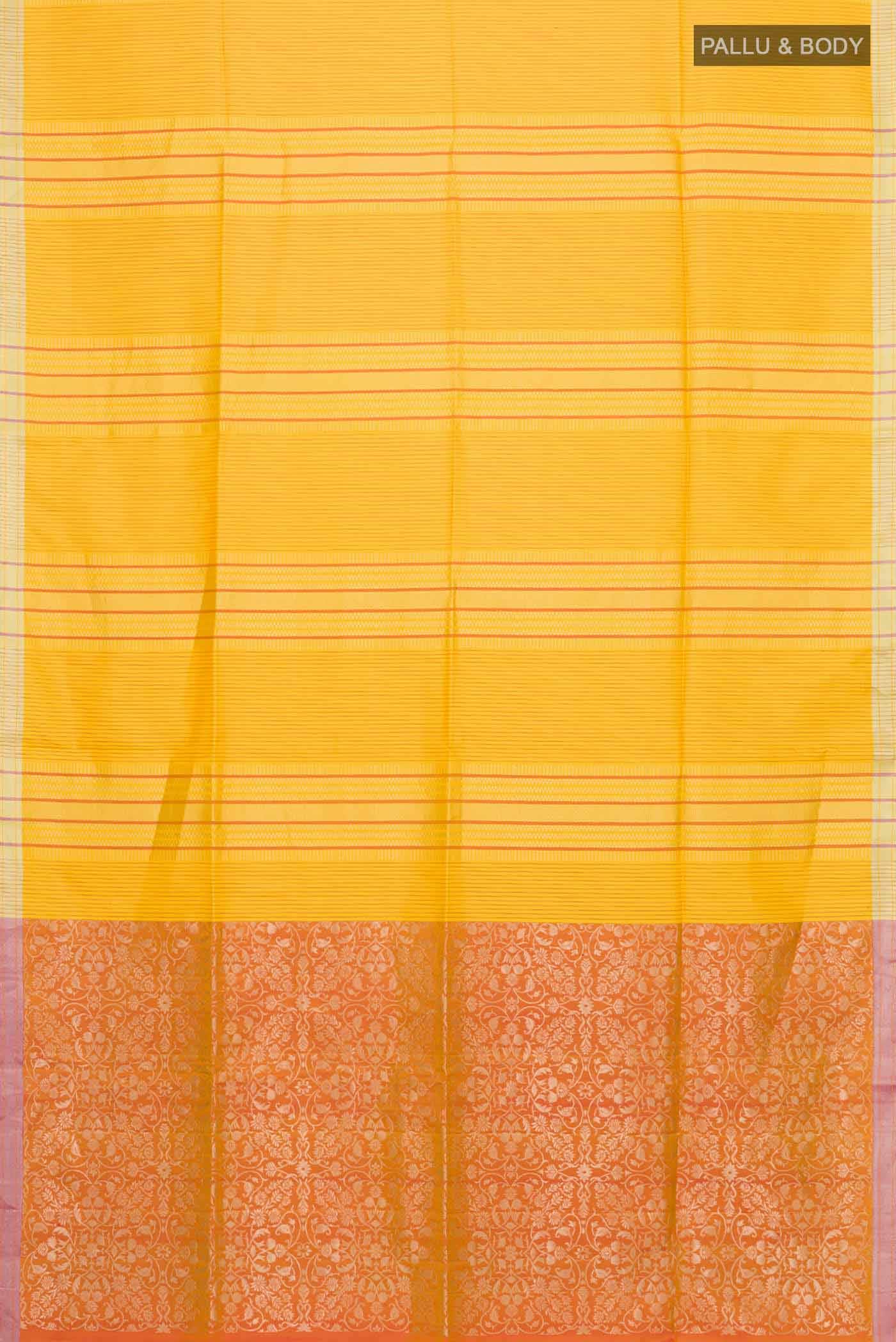 Yellow Soft Silk Saree