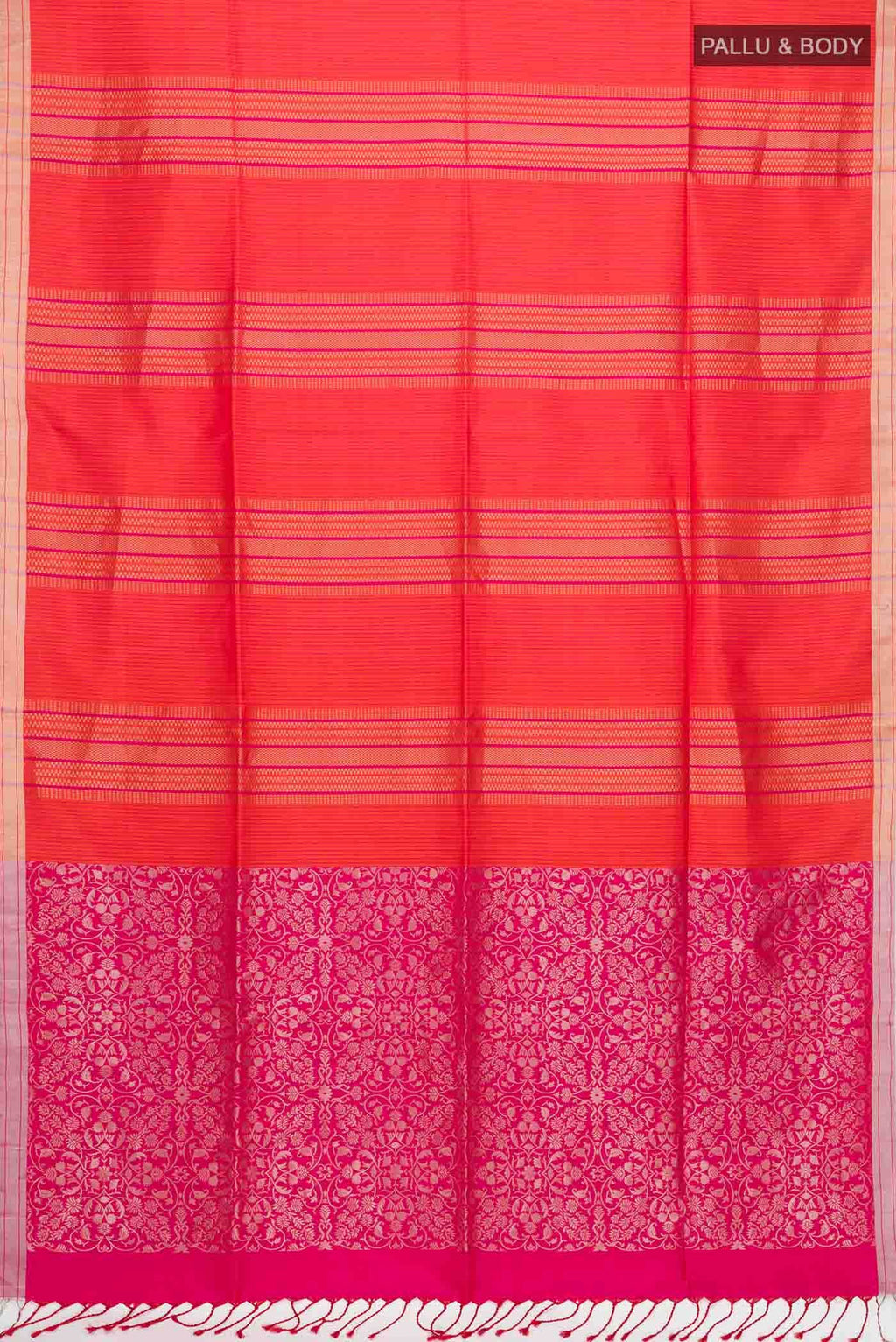 Orange Soft Silk Saree