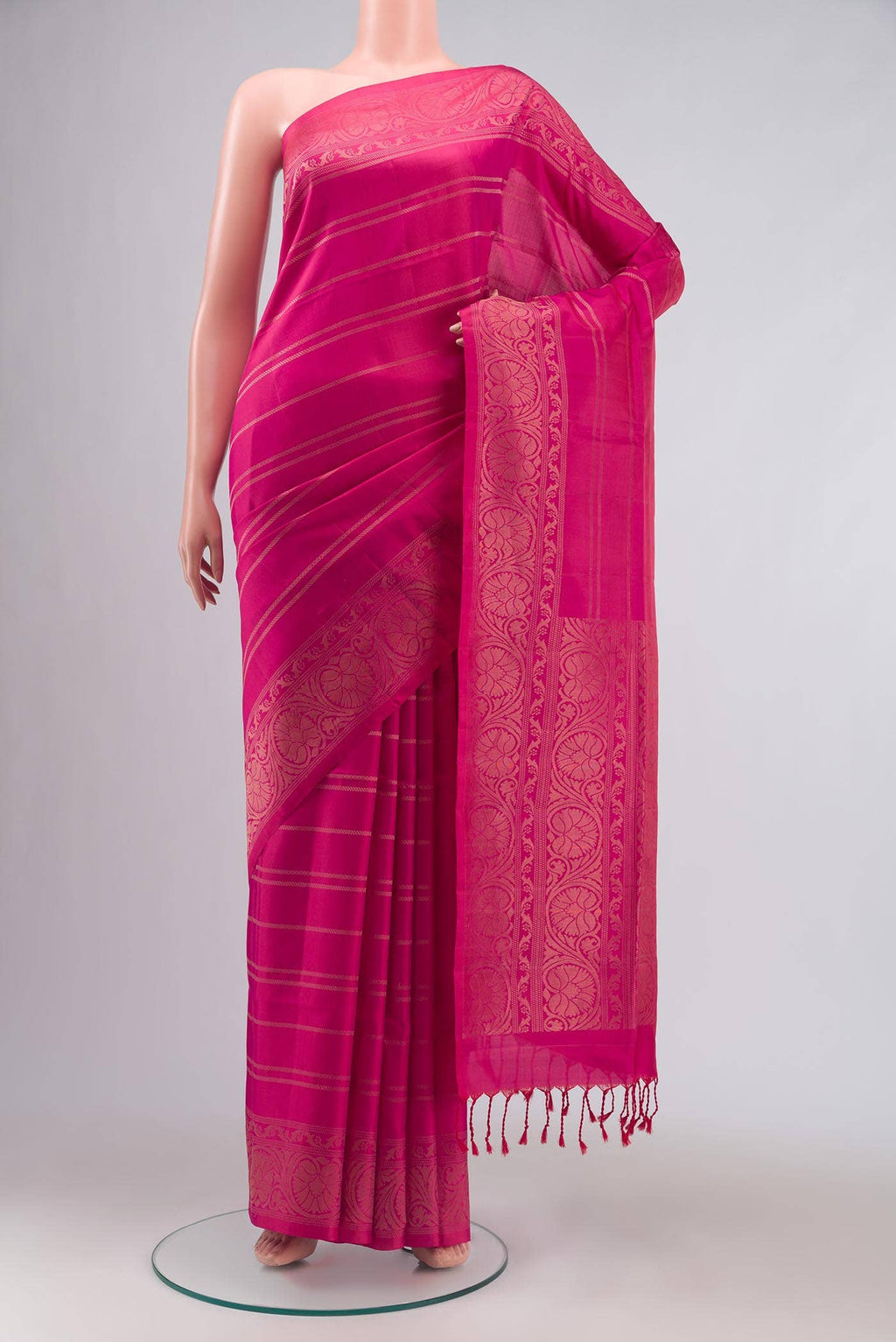 Pink Soft Silk Saree