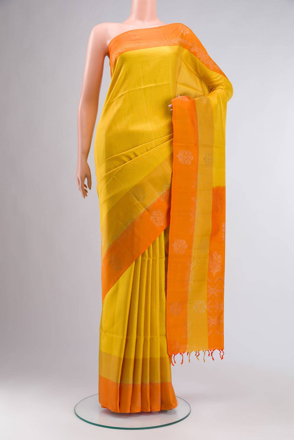 Yellow Soft Silk Saree