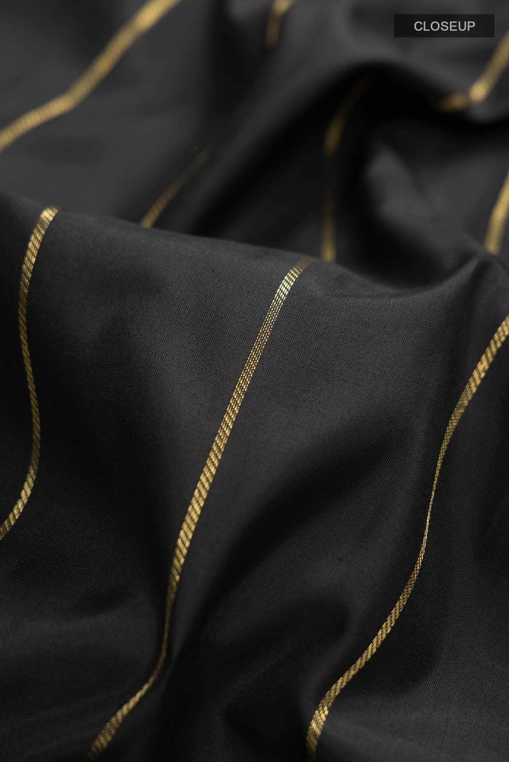 Black Kanchipuram Silk Saree