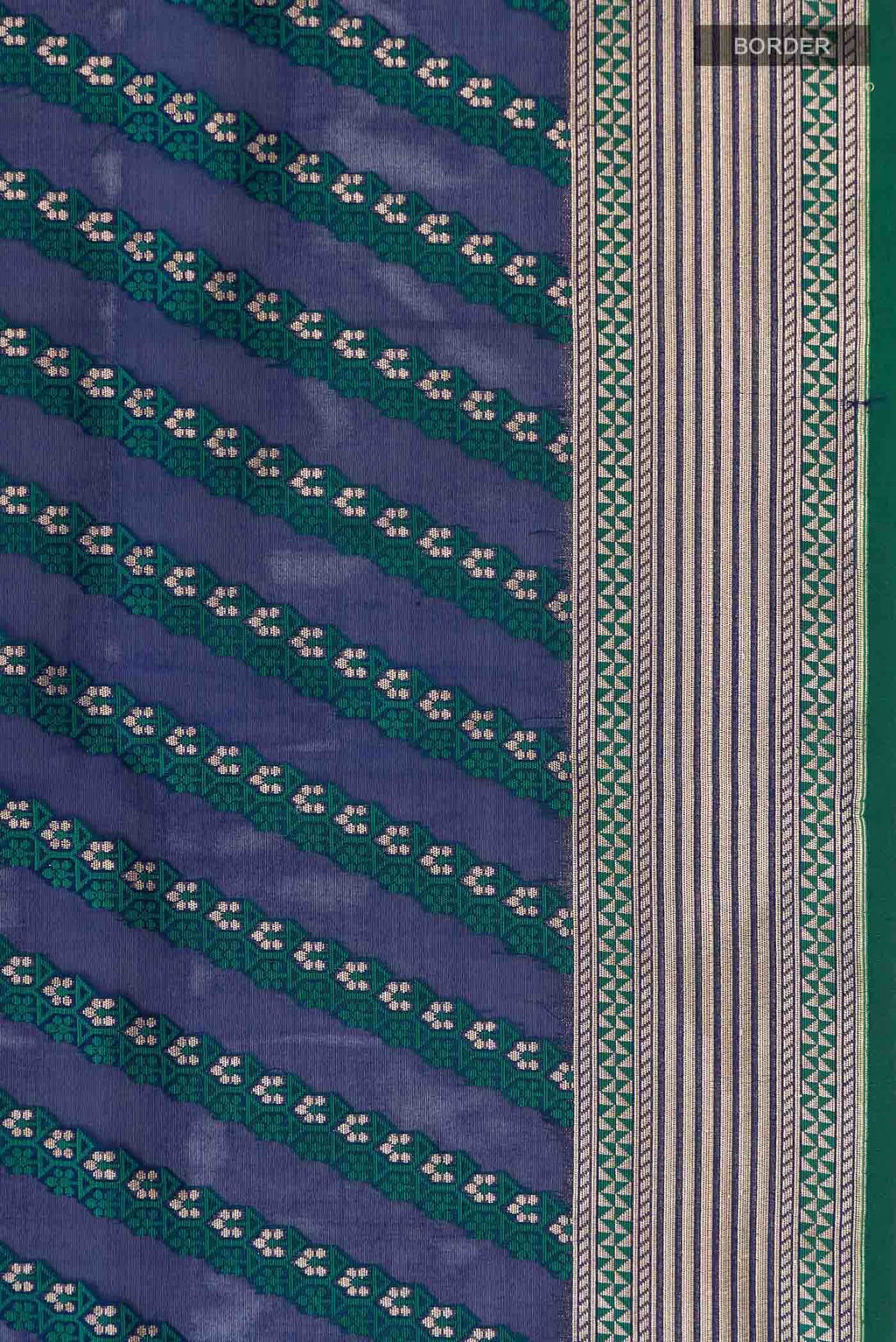 Blue Banarasi Silk Saree