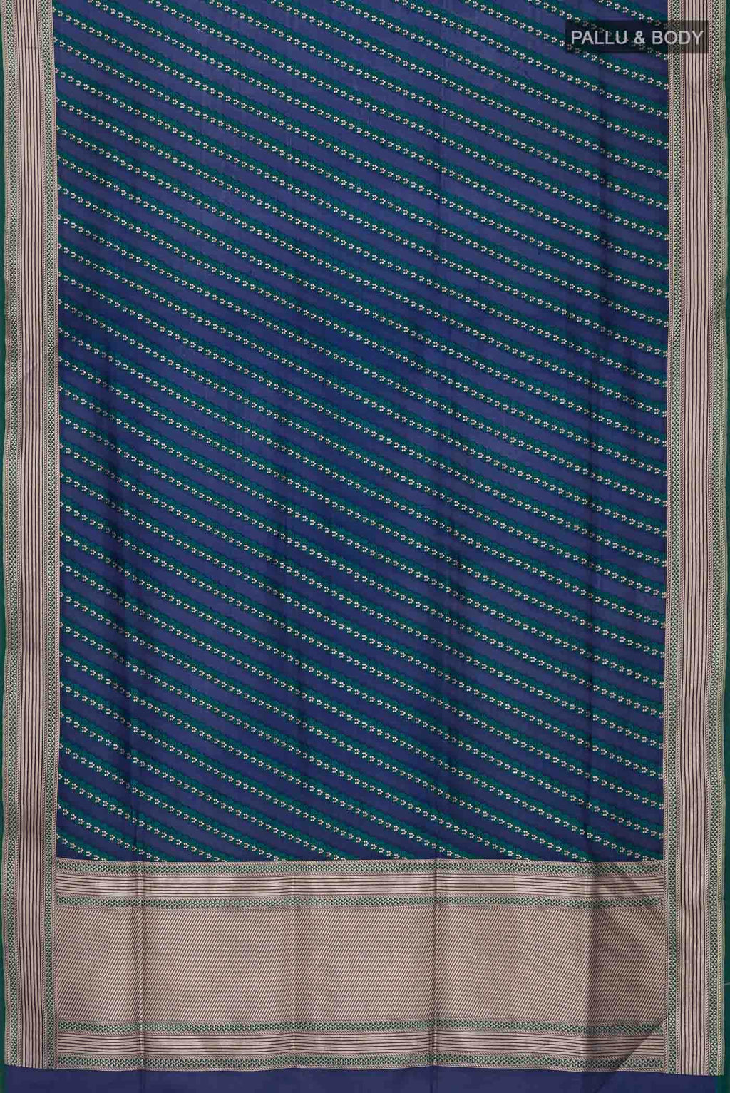 Blue Banarasi Silk Saree