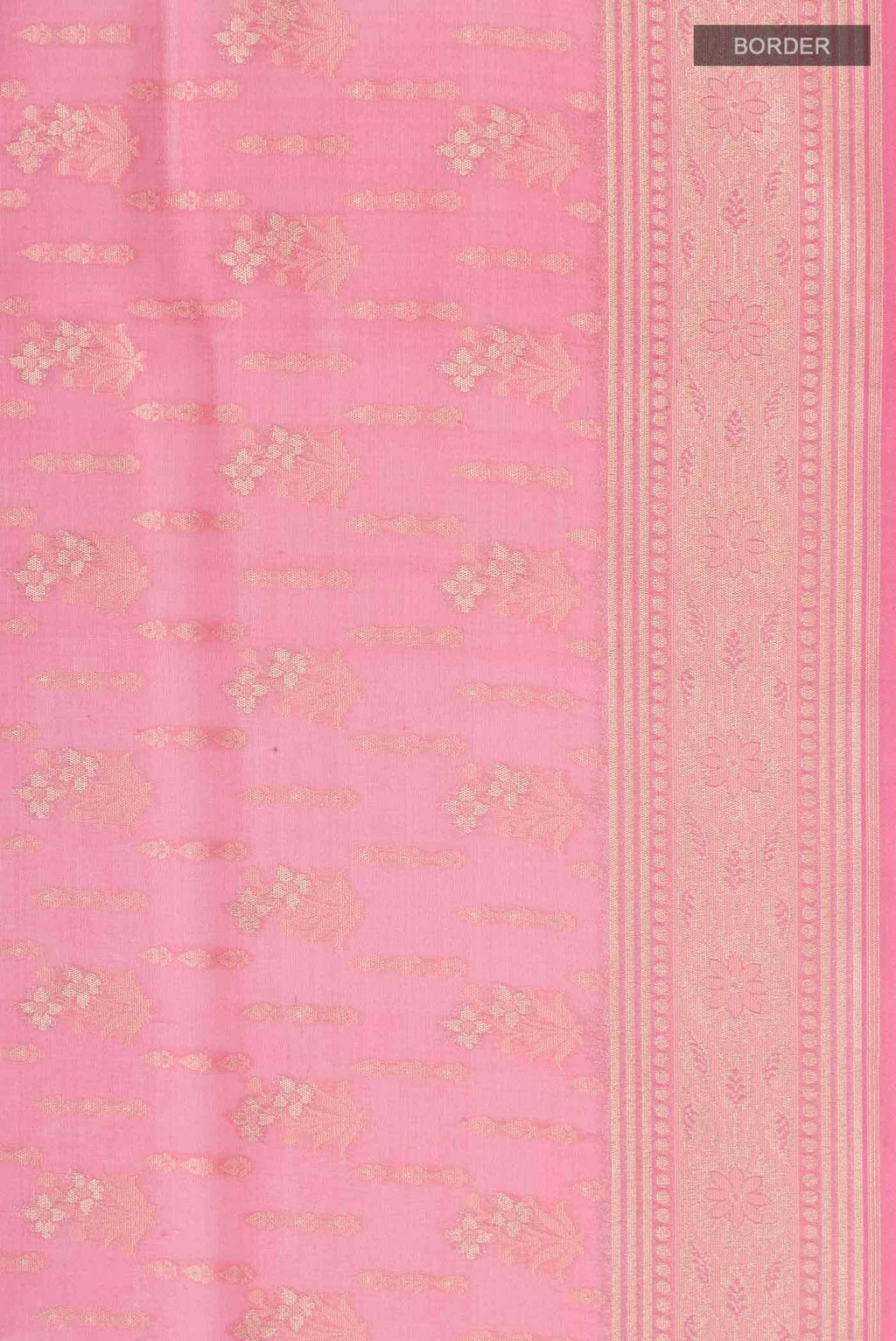 Pink Banarasi Silk Saree