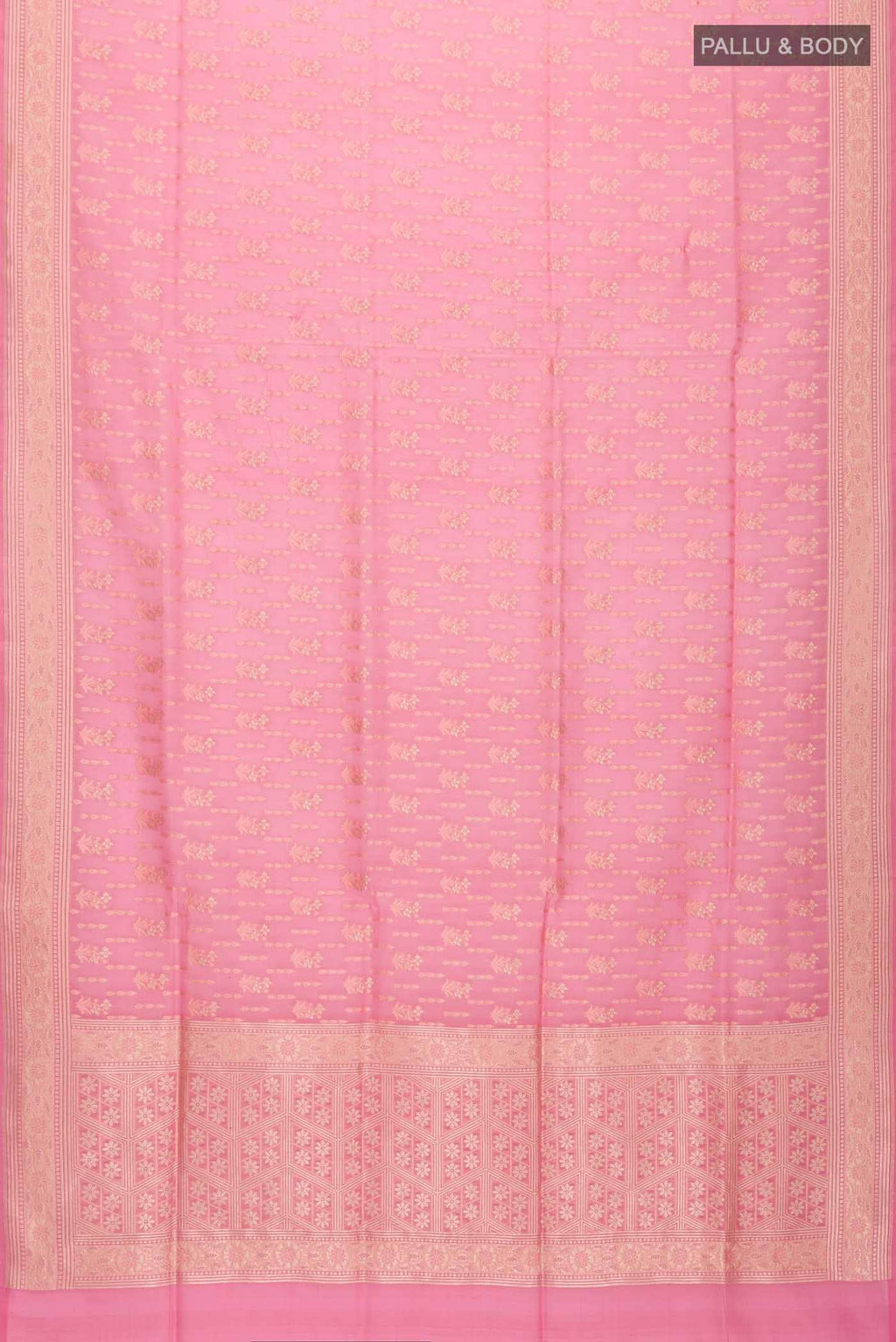 Pink Banarasi Silk Saree