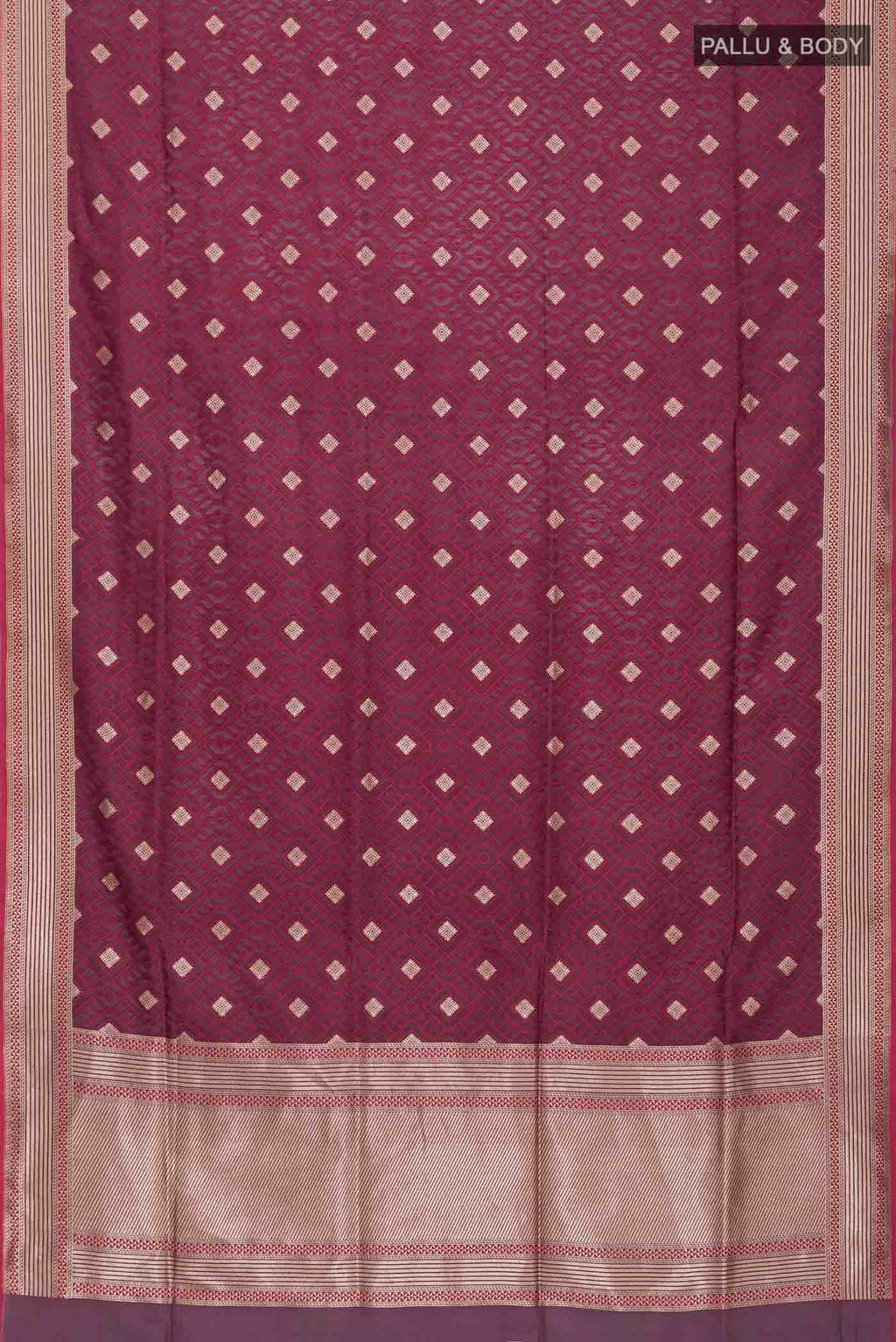 Purple Banarasi Silk Saree