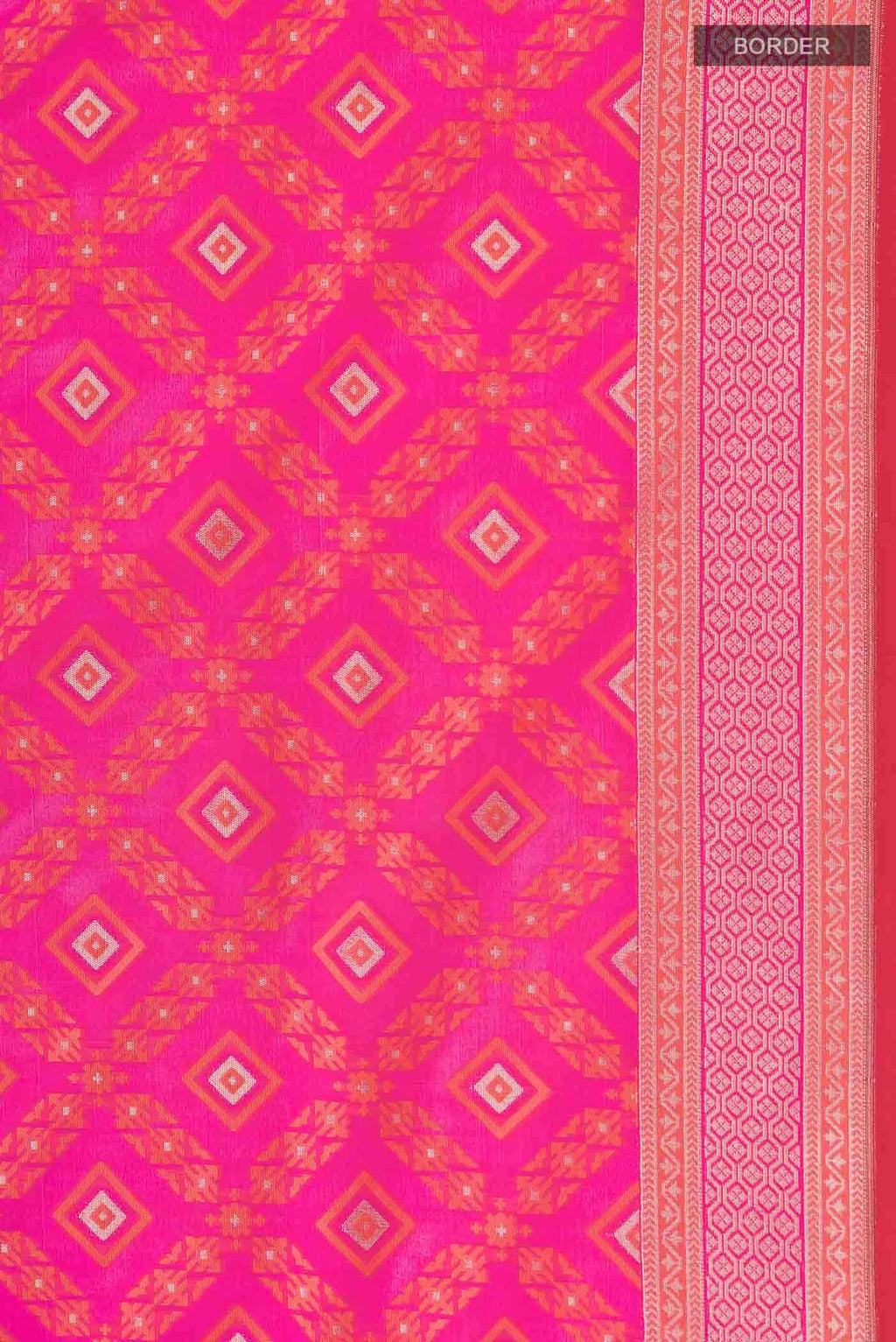 Pink Banarasi Silk Saree