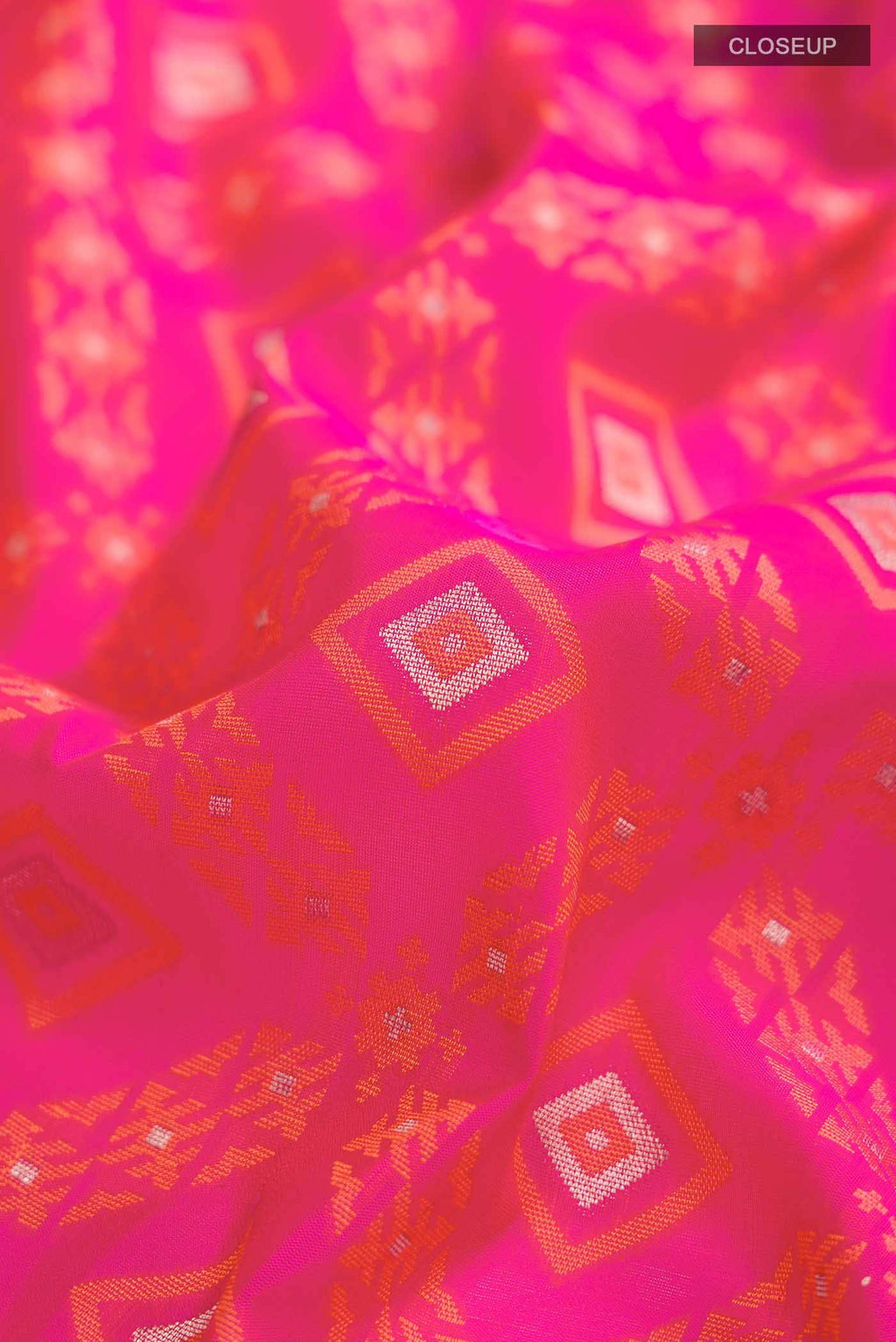 Pink Banarasi Silk Saree