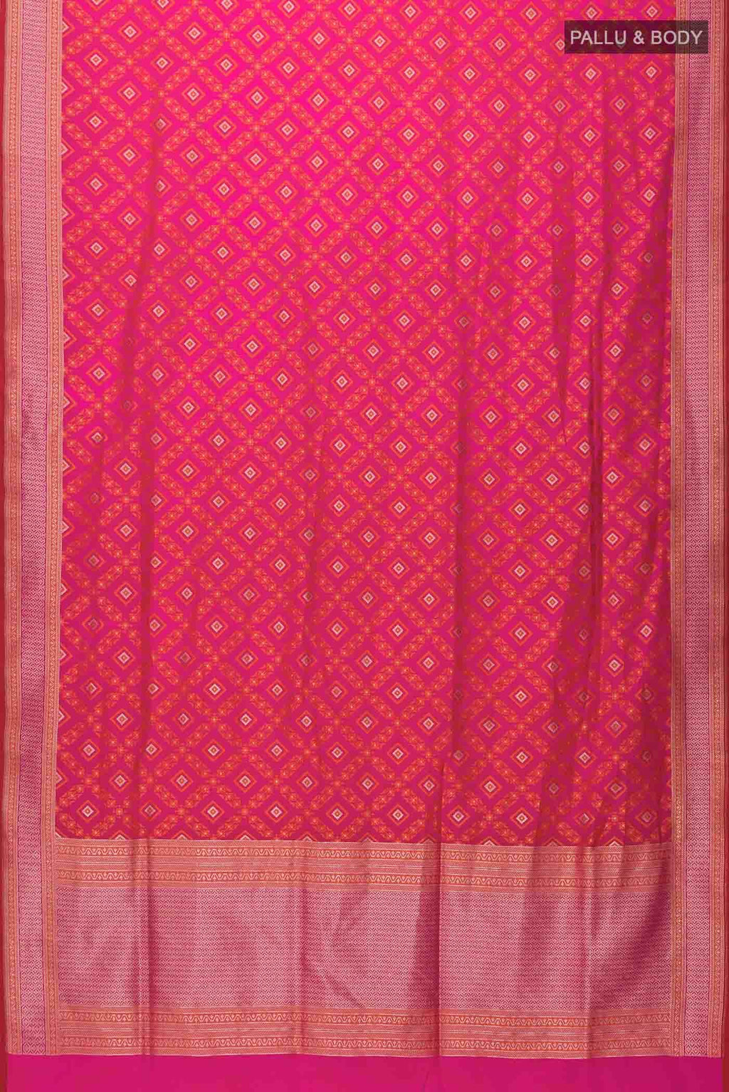 Pink Banarasi Silk Saree