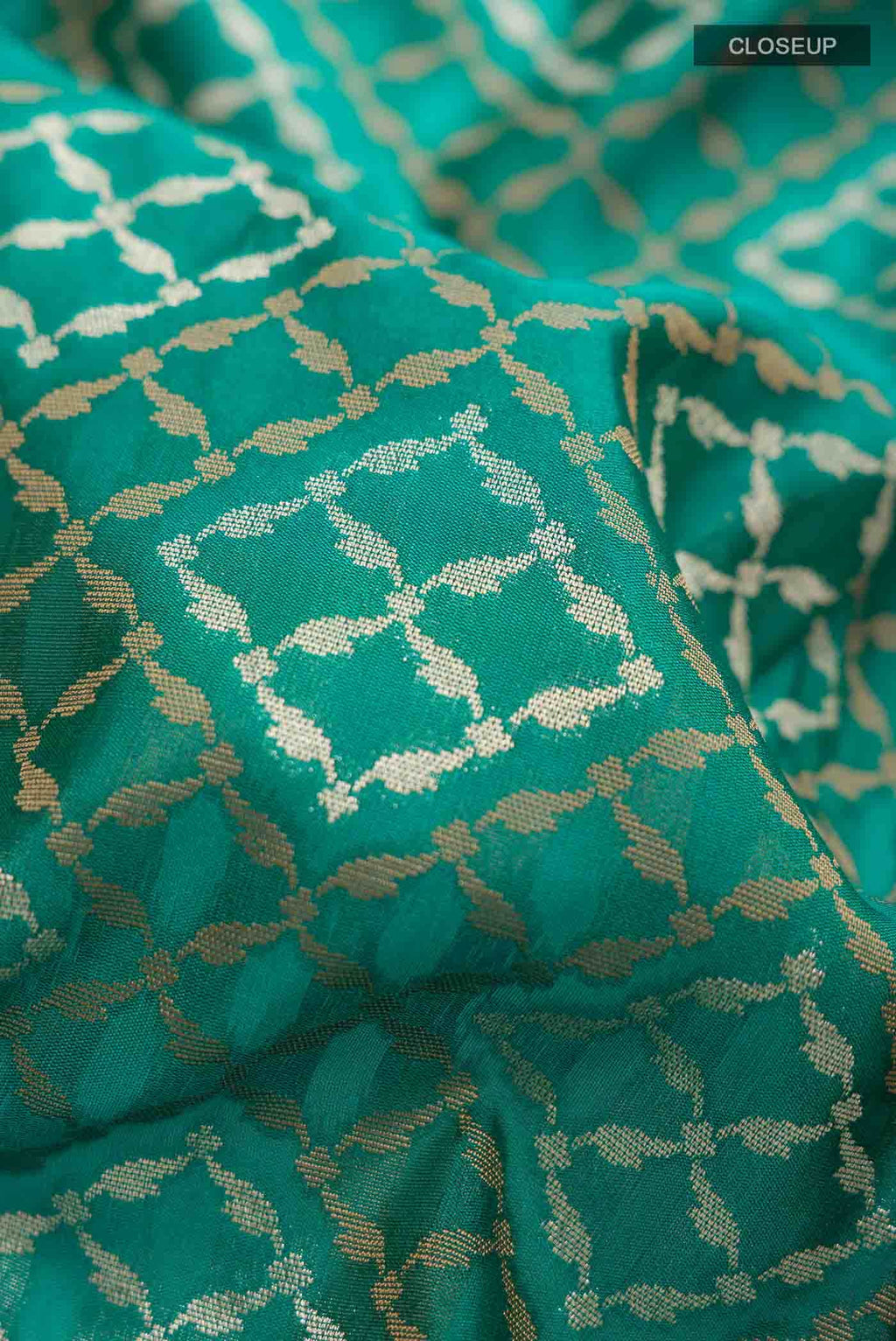 Green Banarasi Silk Saree