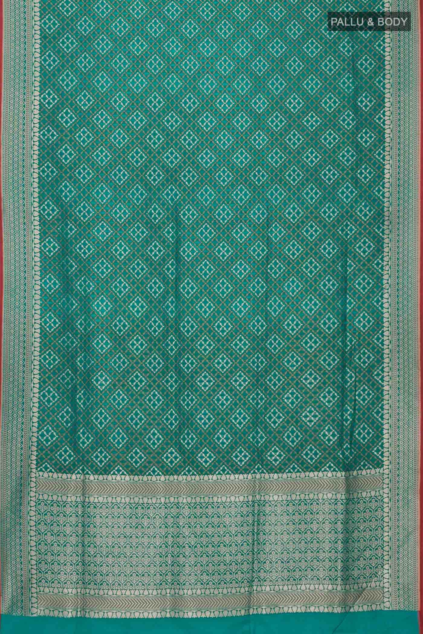 Green Banarasi Silk Saree