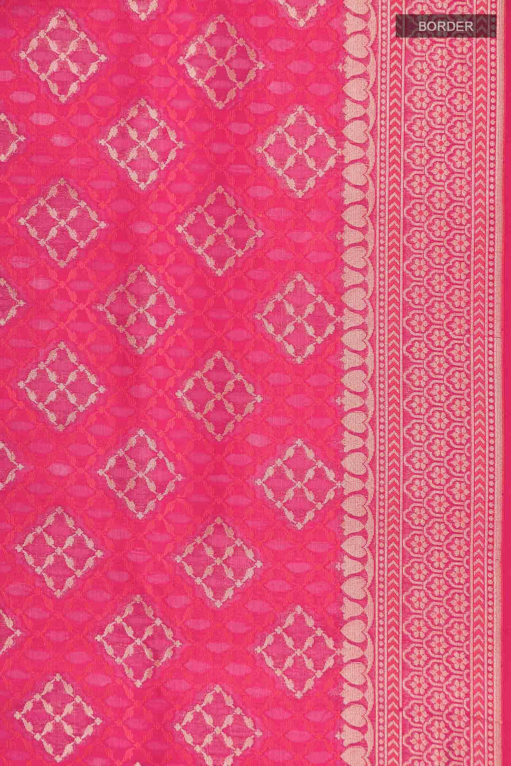 Pink Banarasi Silk Saree