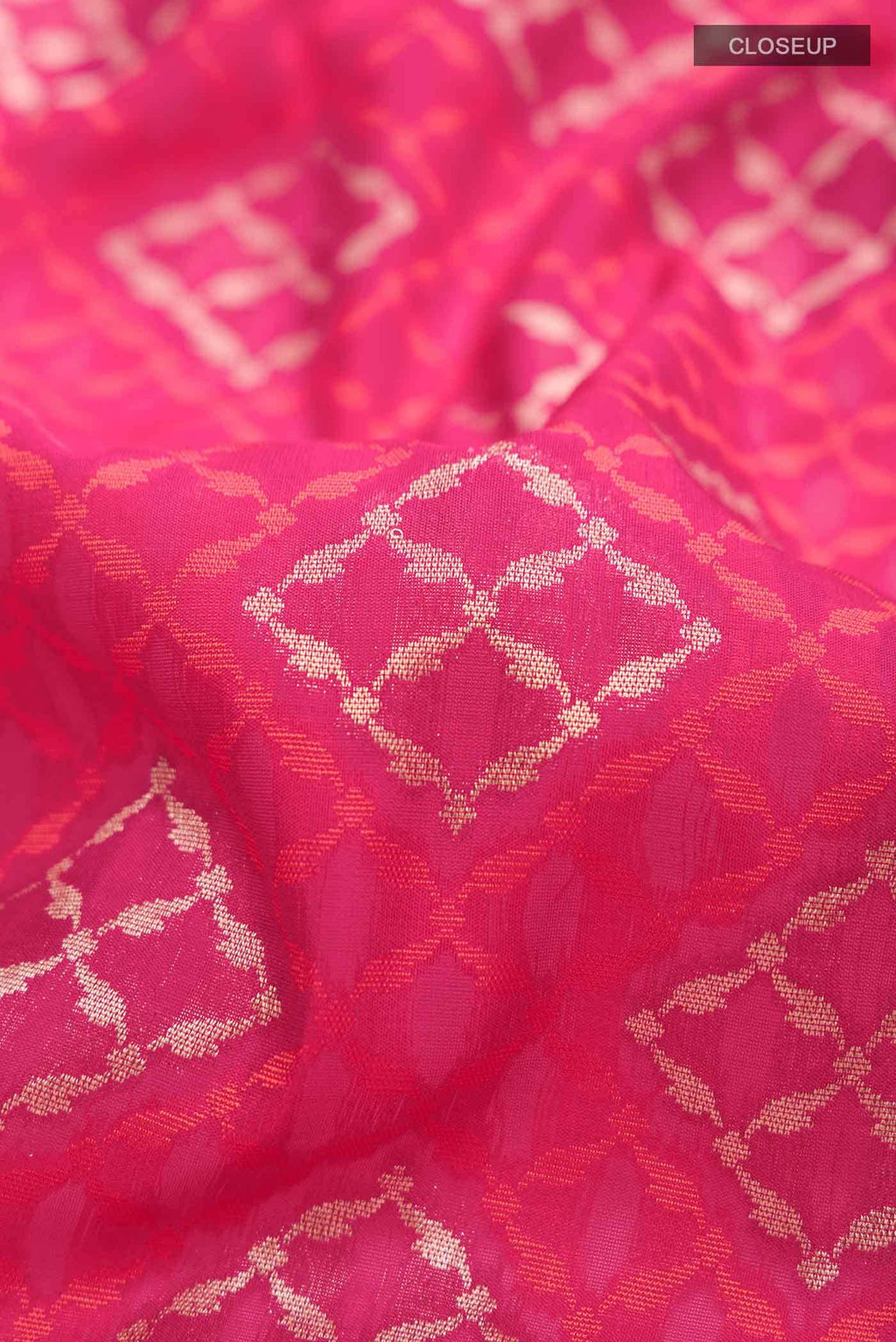 Pink Banarasi Silk Saree